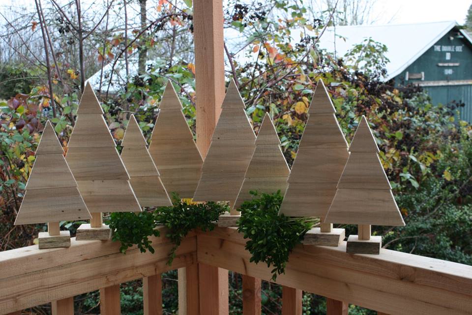 Wooden Christmas Trees