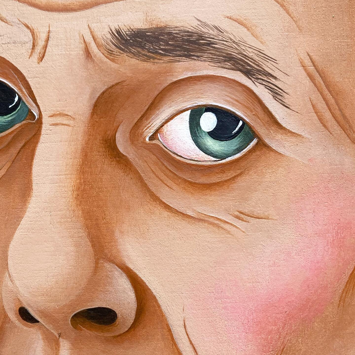 It&rsquo;s all in the eyes 👀- #detail from my Mother&rsquo;s portrait for my upcoming solo show &lsquo;Forget me not&rsquo; which opens Friday 10.06 @rehbeingalerie WELCOME! #k&ouml;ln #painting #art