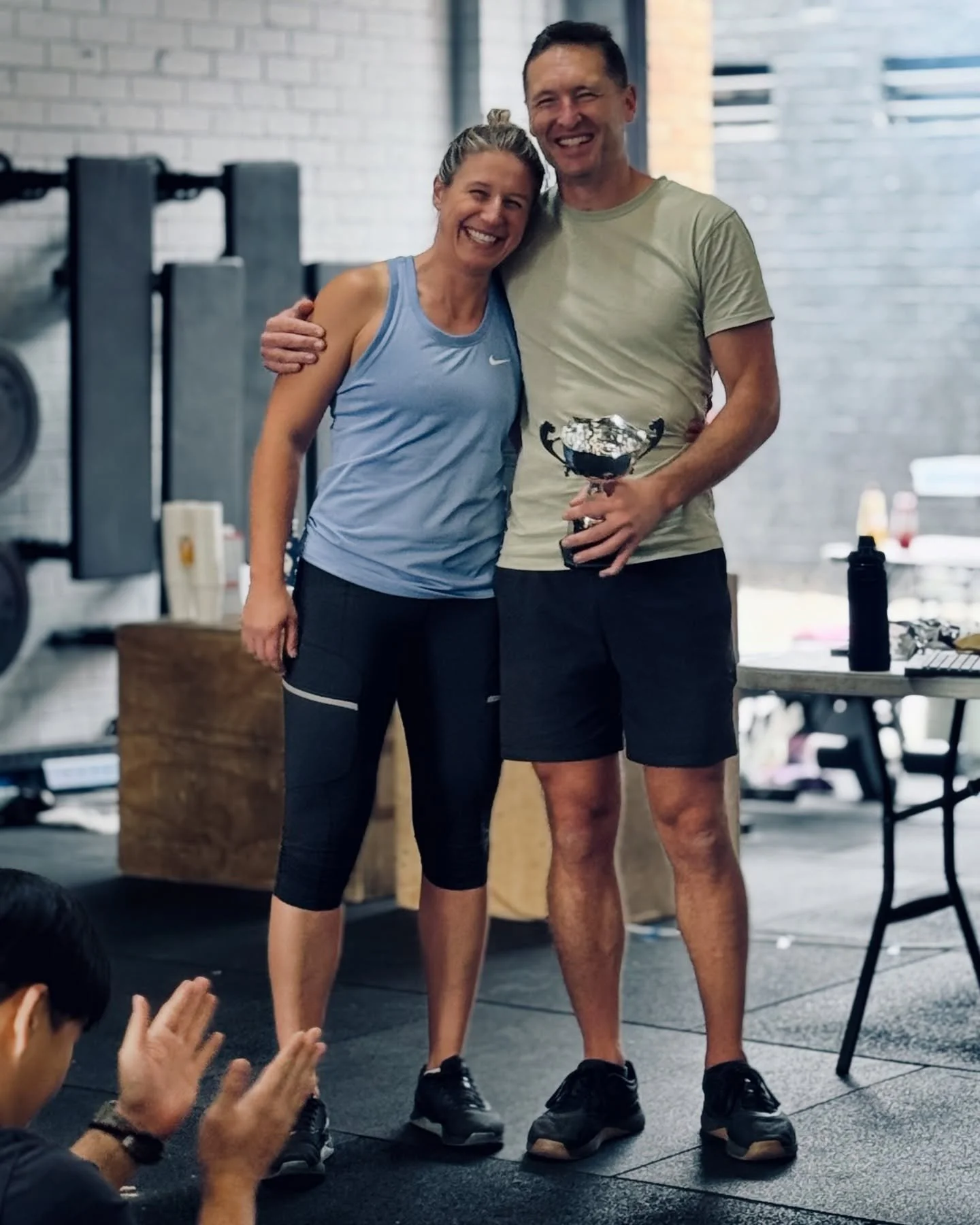 We&rsquo;re all winners&hellip; Craig &amp; Masha just happened to finish first 😅🥇 
-
⚒️ #forgeathletic