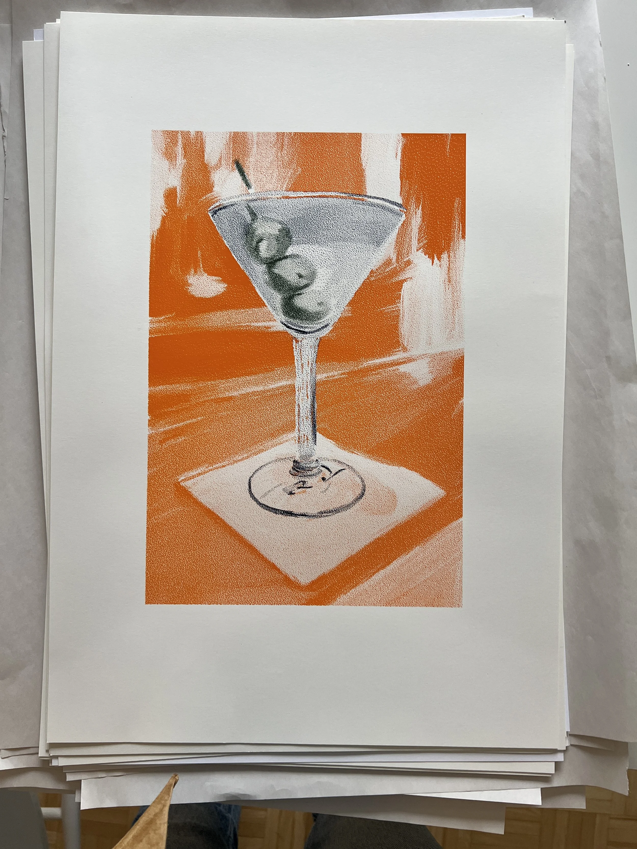 KlemeKleme screenprint green olive.JPG