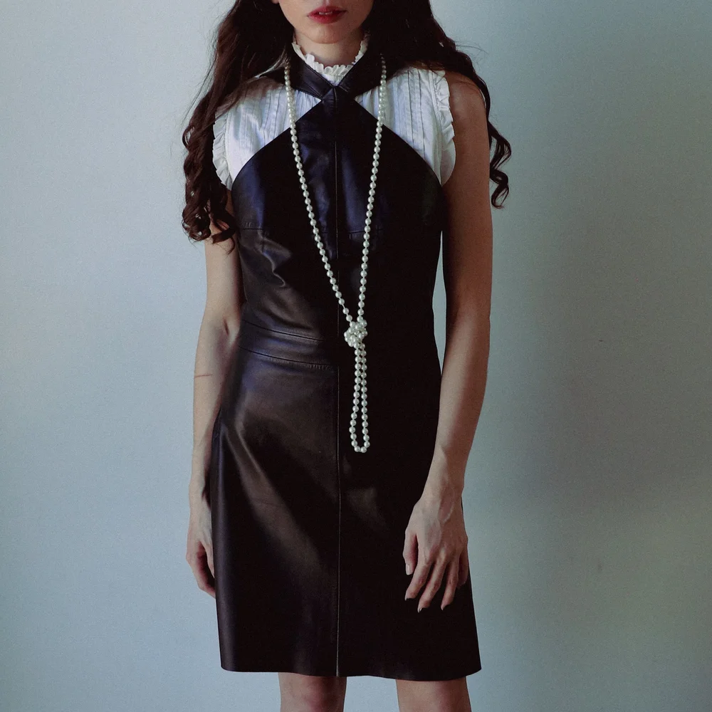 Butcher Apron Leather Dress (Free People) CLAY+CODA Butcher Apron Leather Dress (Free People) CLAY+CODA