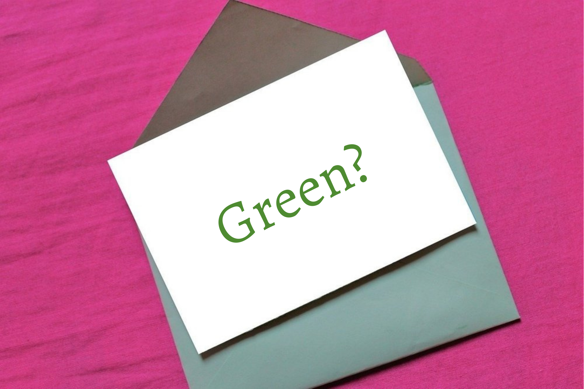Turning your direct mail green