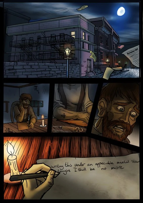 Honours Project: Dagon Comic Adaptation (2016) - Artist and Colourist