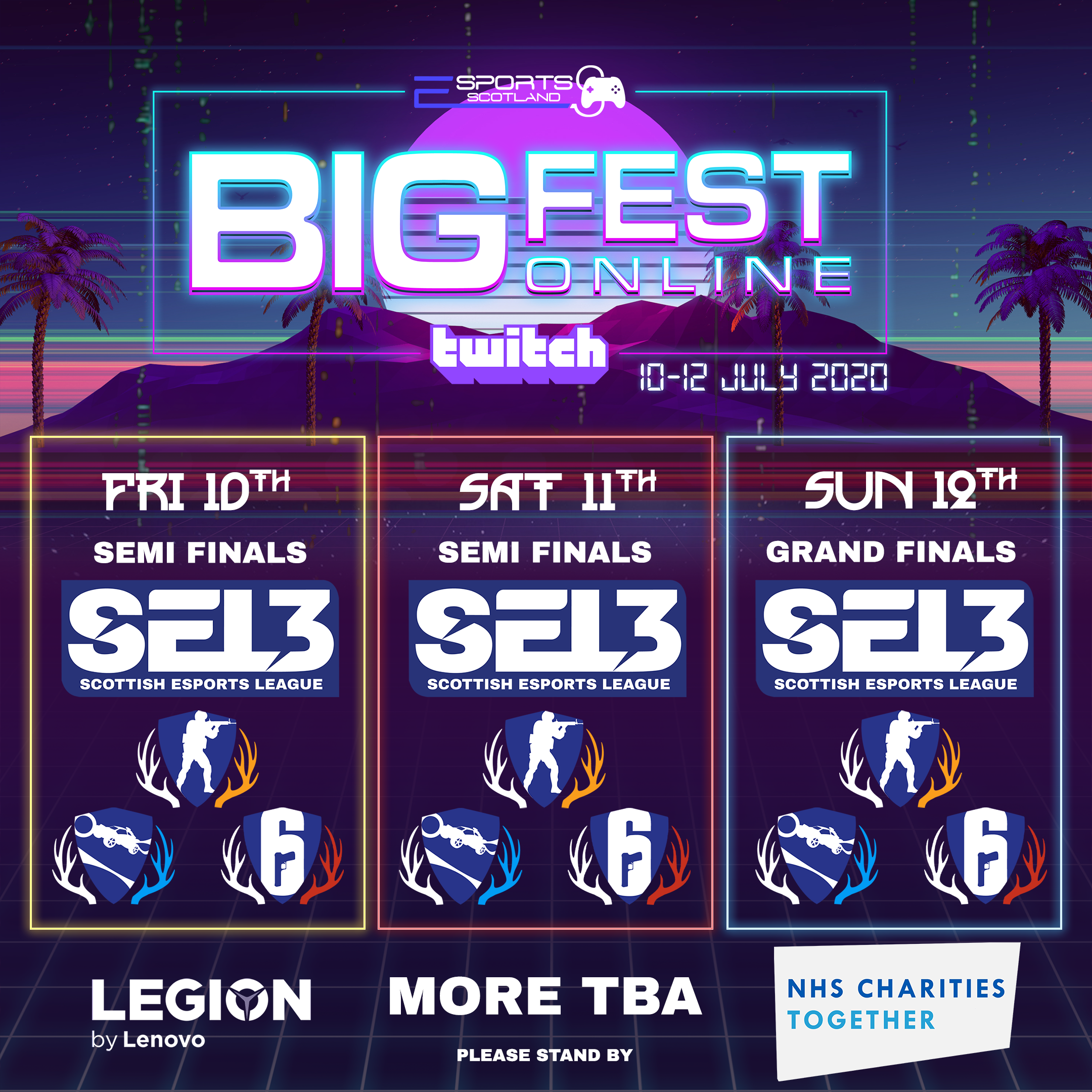 Scottish Esports League: Season 3 (2020) - Graphic Designer