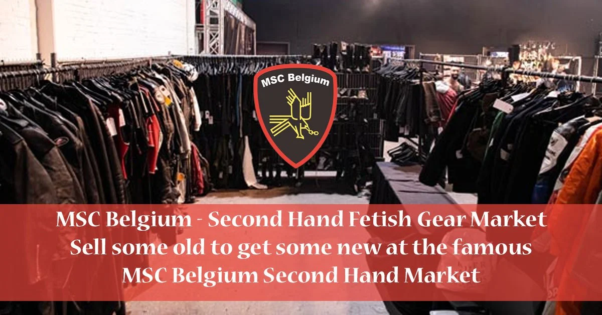 Pre-Checkin of MSC Belgium Second hand fetish gear market