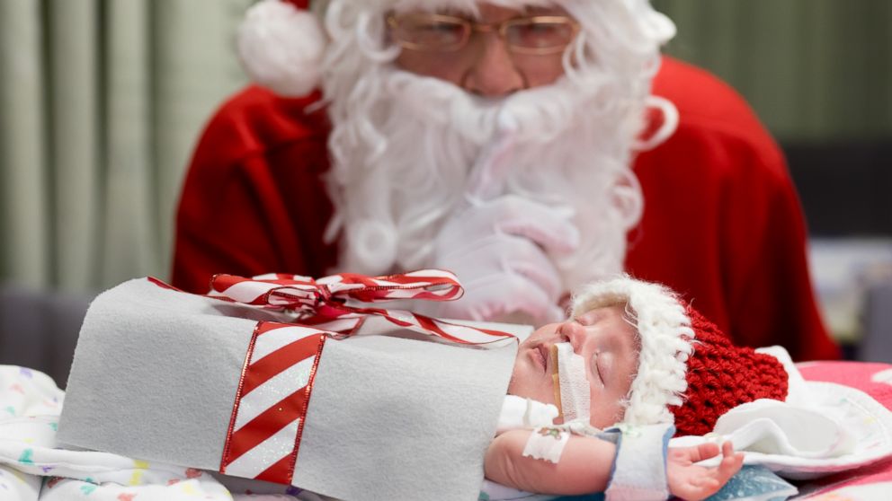 ABC News | Santa's Magic Turns NICU Babies Into Tiny 'Gifts' for Their Families
