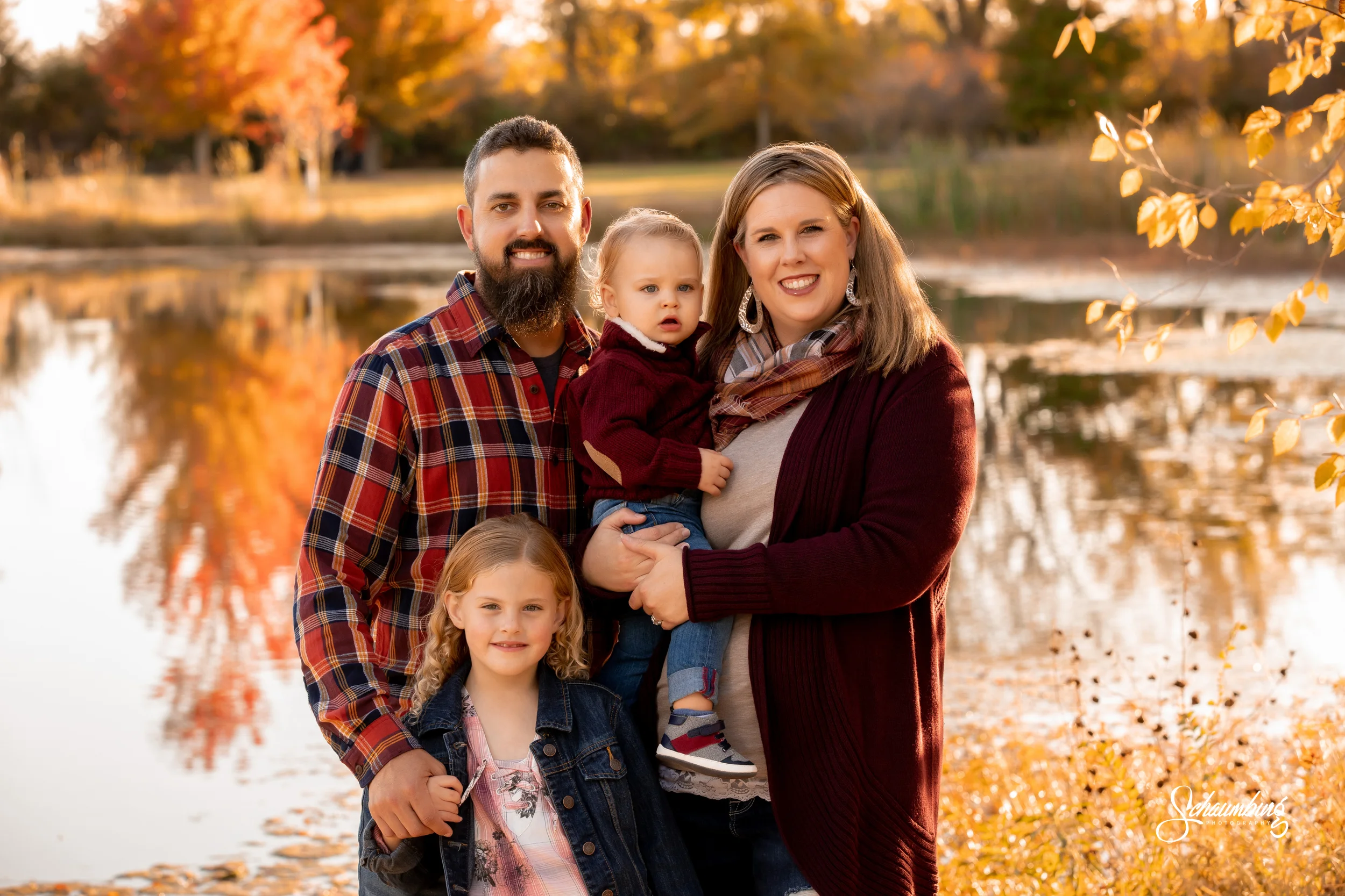 Family Portrait Session at Lawrence Rotary Arboretum 