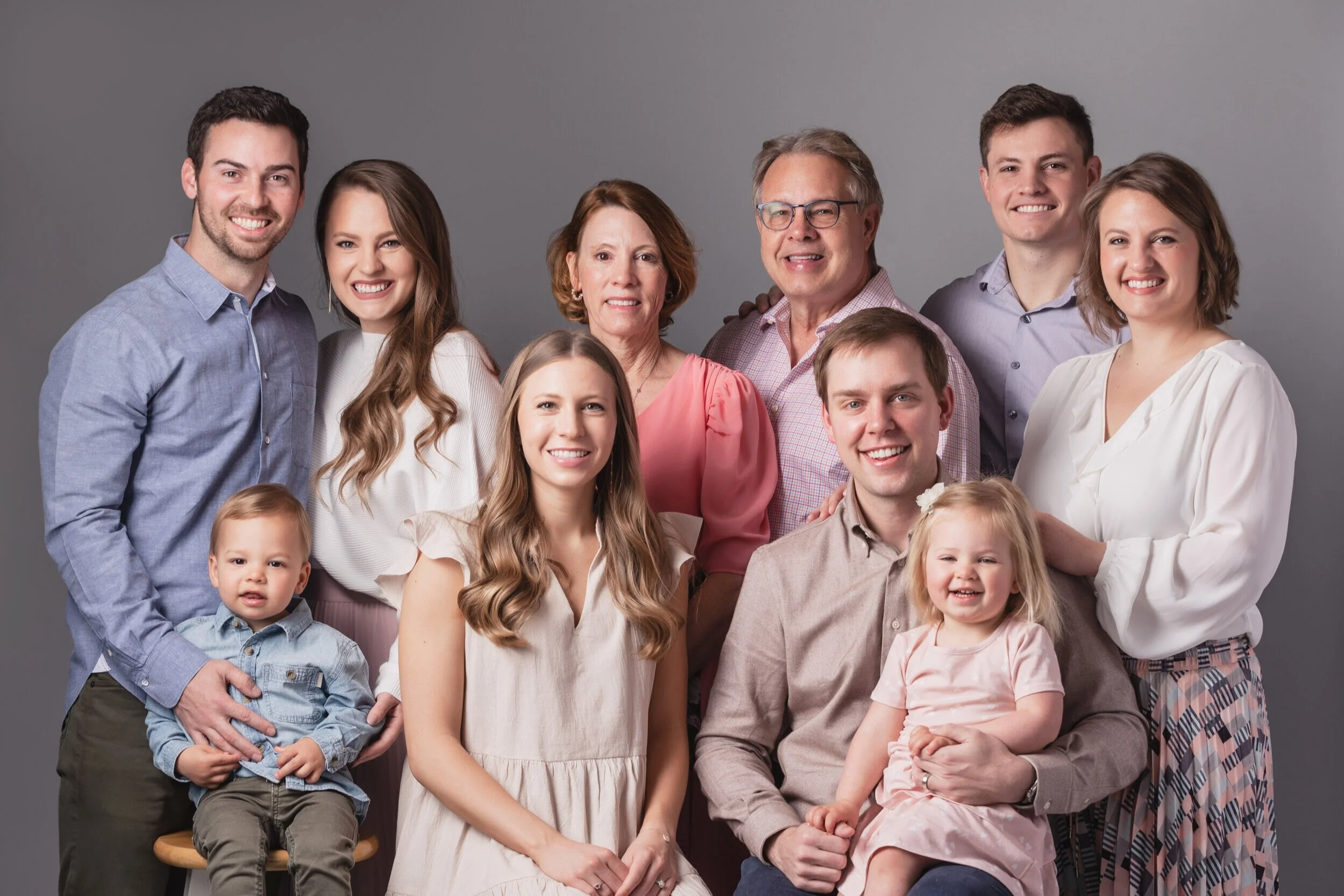 Extended Family Session with Lawrence, KS Photography Studio
