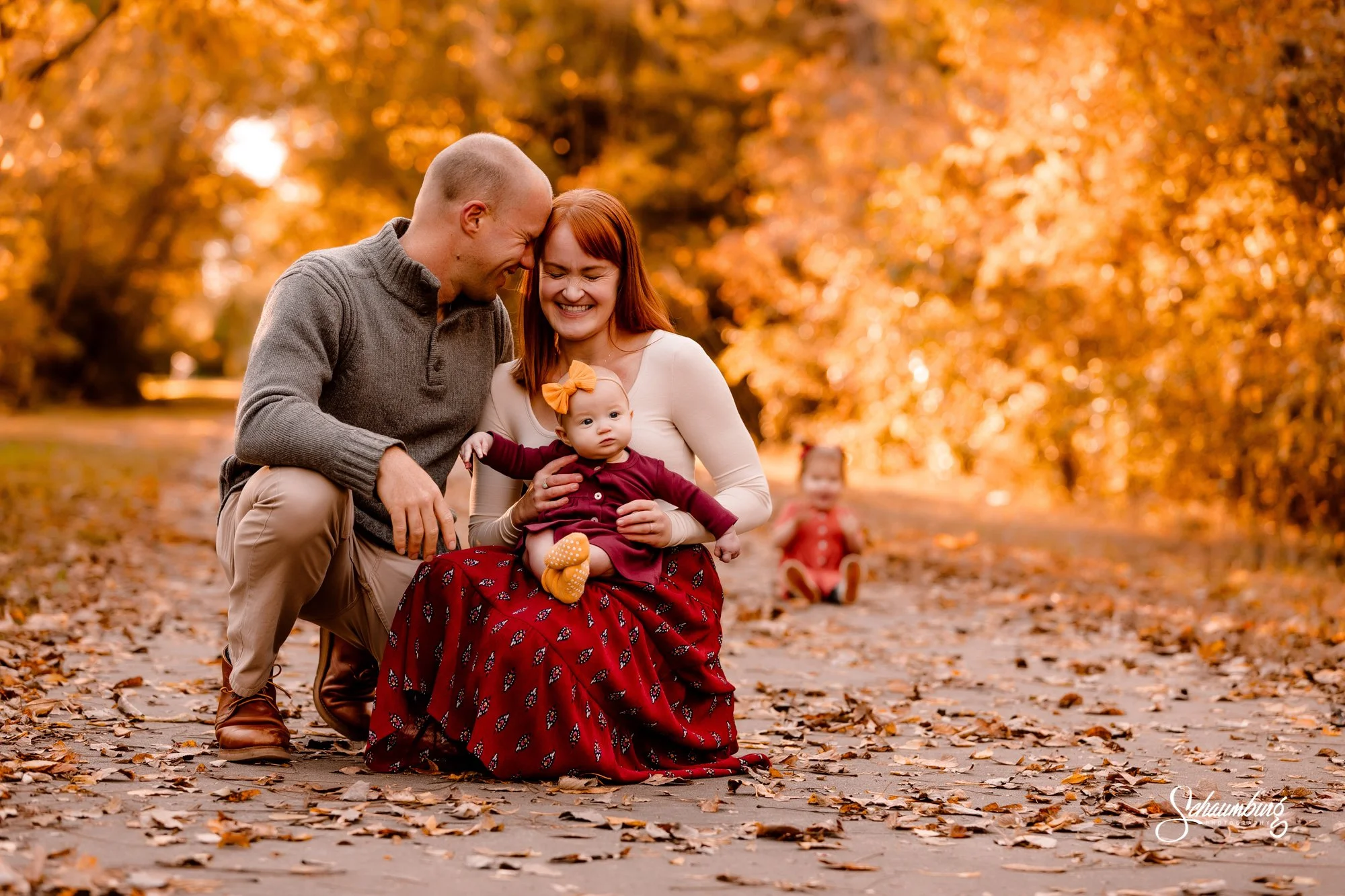 Fall Family Portrait Session | Lawrence Kansas Rotary Arboretum