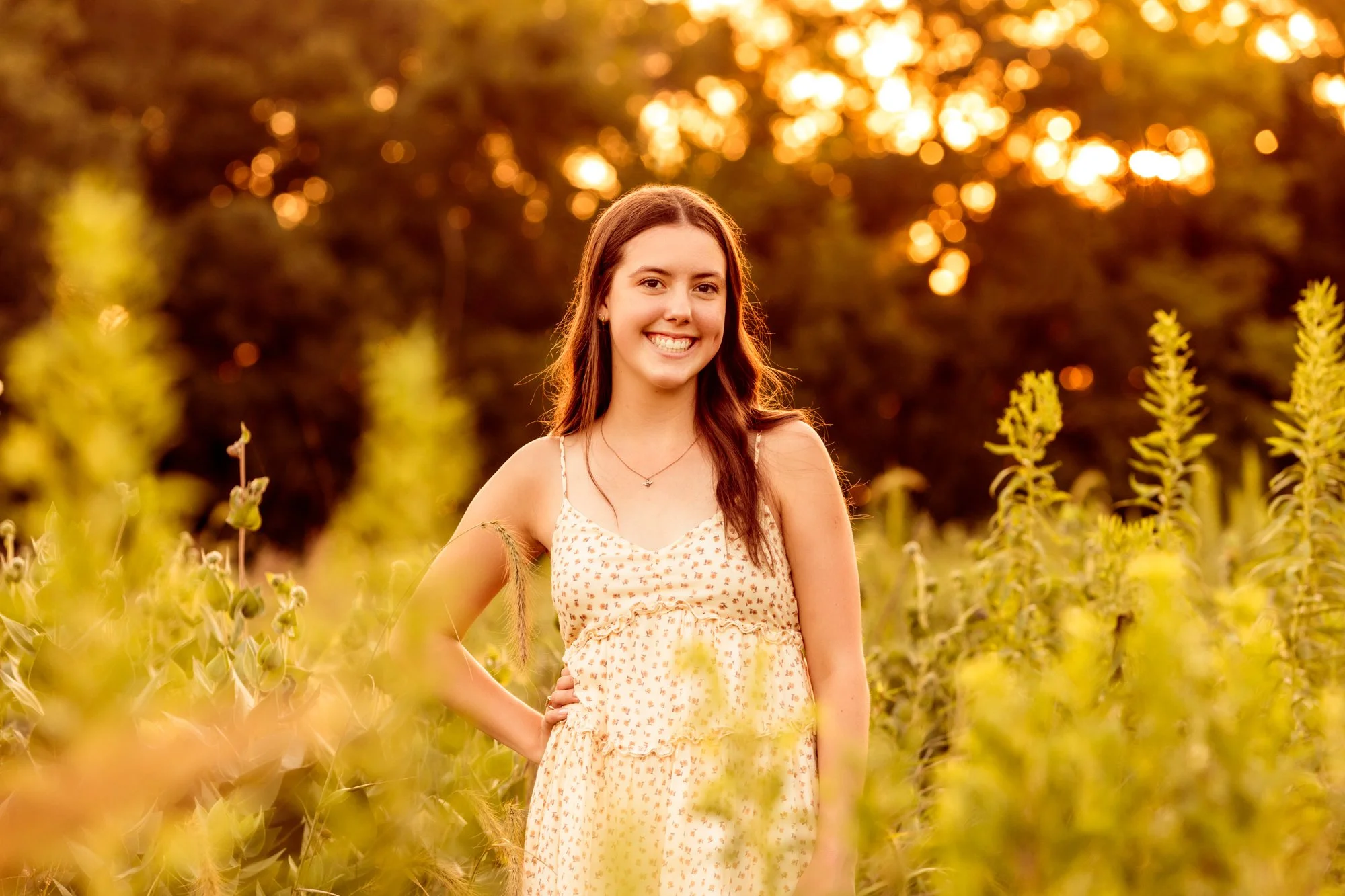 Gwyn |  Kansas City Senior Session at Kauffman Center &amp; Lakeside Nature Center