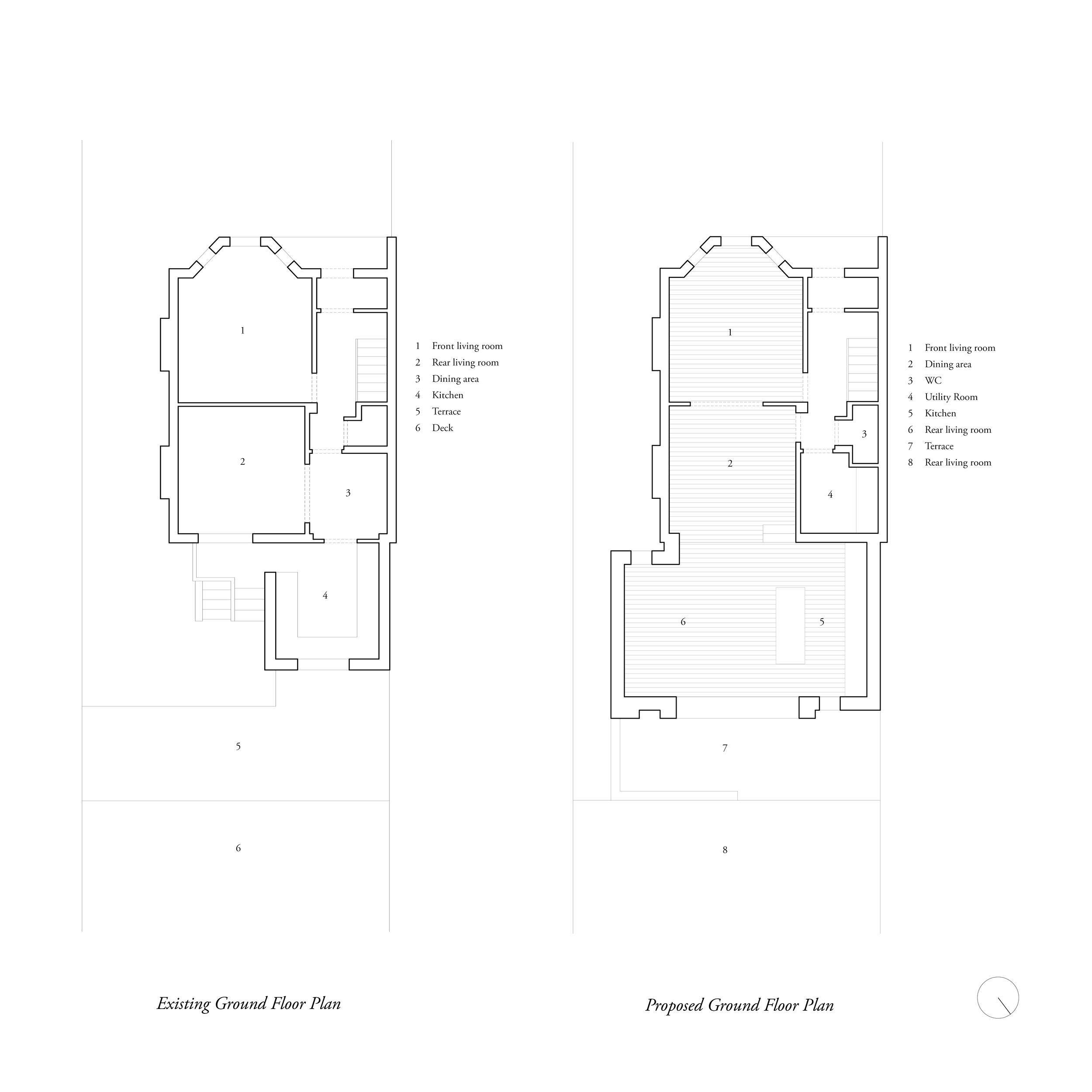 caithness architects_extension east belfast_existing and proposed plans.png
