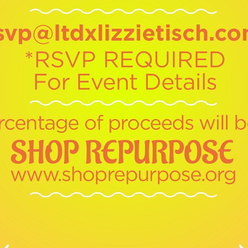 Don&rsquo;t Miss The Biggest Shopping Event Of The Summer
☀️🛍
LIZZIEPALOOZA 
☀️🛍
Friday July 15 10:30 AM - 4 PM
☀️🛍
Saturday July 16 10:30 AM - 4 PM
☀️🛍
Sunday July 17 10:30 AM to 1 PM
☀️🛍
RSVP LINK IN BIO