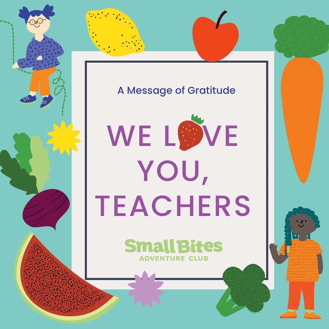 Close your eyes for a moment.

🍎 Think about your favorite teacher. Think about how they made you feel. Think about something that they taught you. Think about how proud they would be of you right now! 

It's Teachers Appreciation Week and we are so