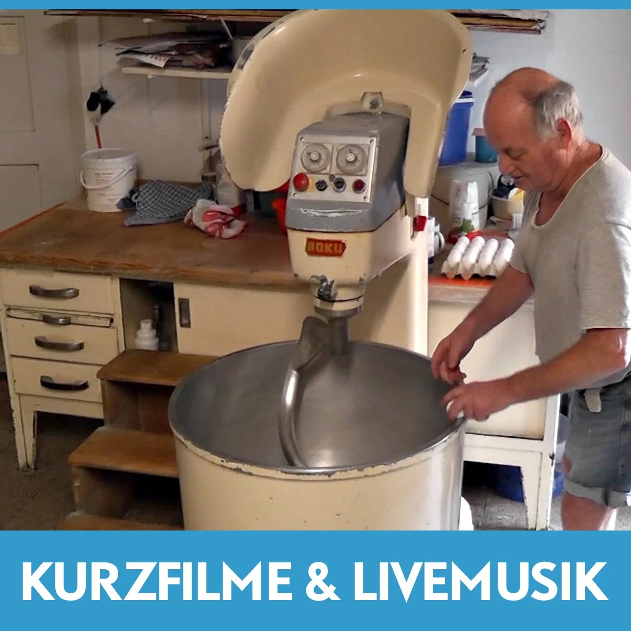 Kurzfilme und Livemusik mit Erich