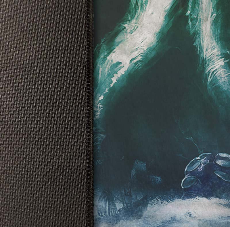 Tapis de jeu et de souris. Illustration Kraken et Kong. Traitement  waterproof sans solvant + couture — REPLIQUANT