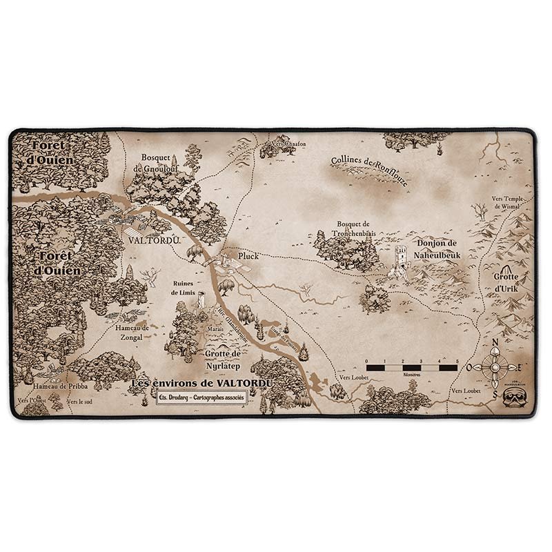 Cartes des environs de Valtordu