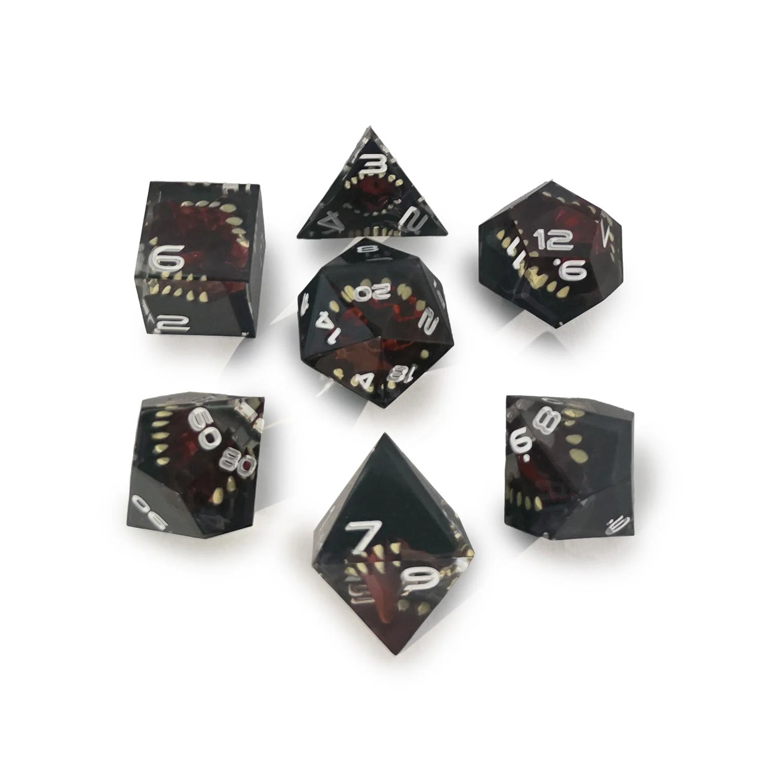 mimic-langue-dents-resine-repliquant-set-7-dice-rpg.jpg