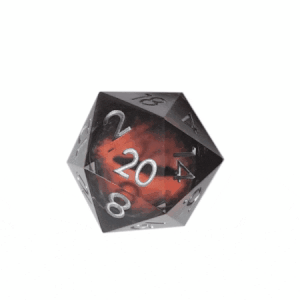Set De 7 Dés Œil De Dragon Pour JDR - Dés Liquides Polyédriques - Donjons & Dragons, Pathfinder