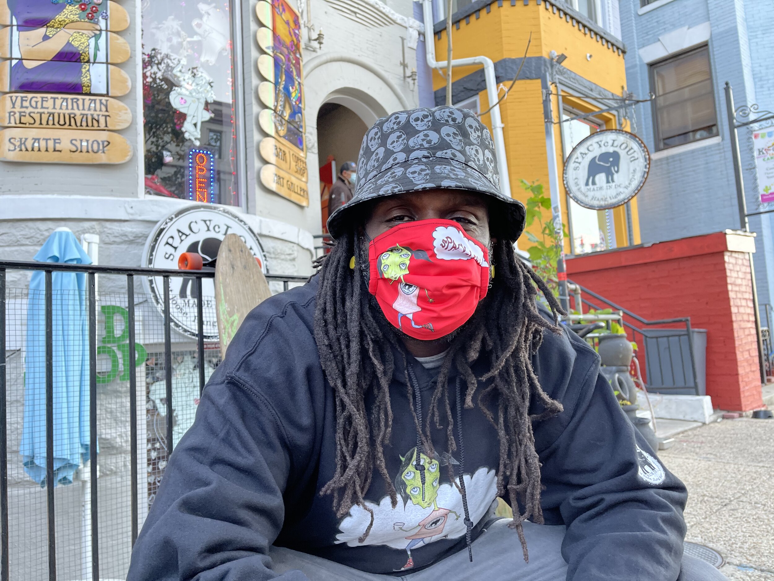 Three Demon Eye Face Mask