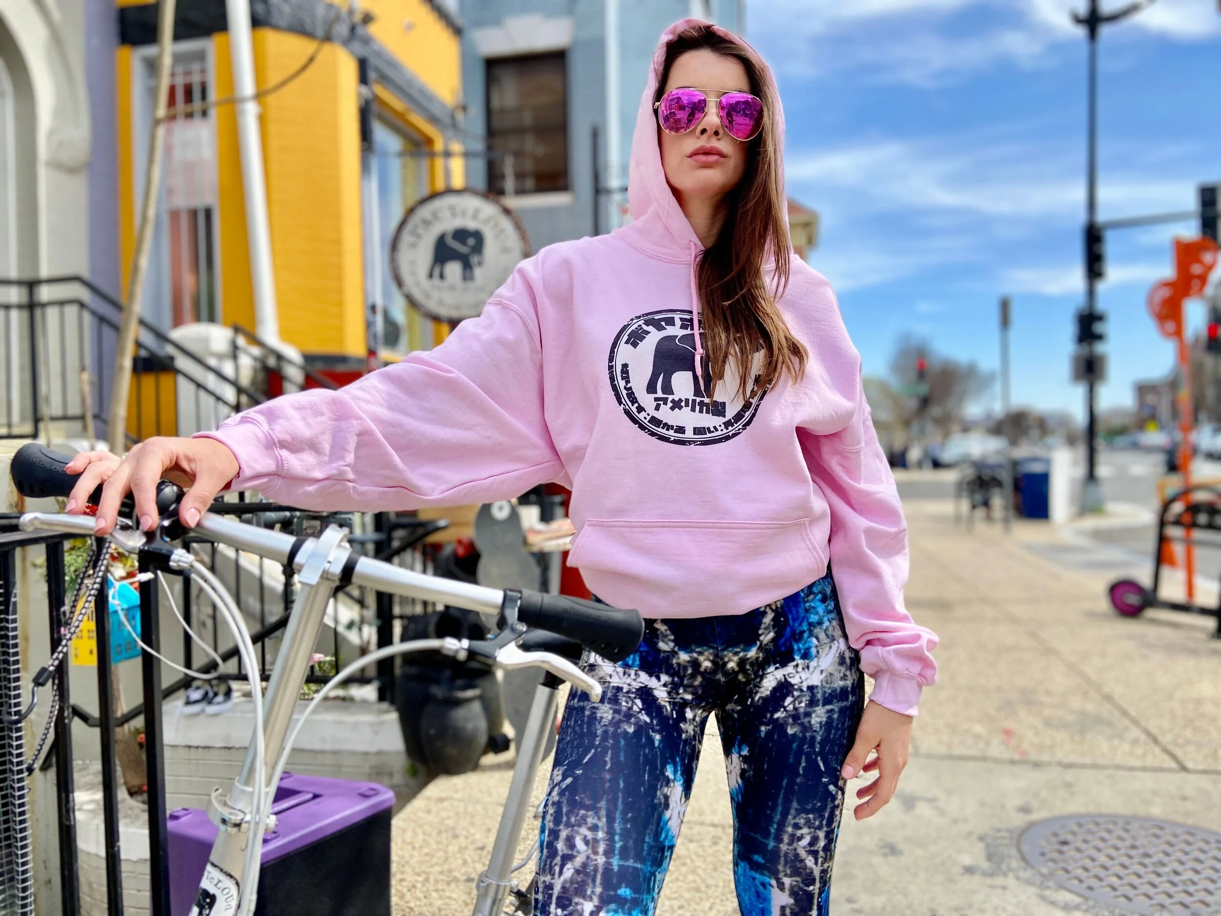 Pink Japanese Hoodie