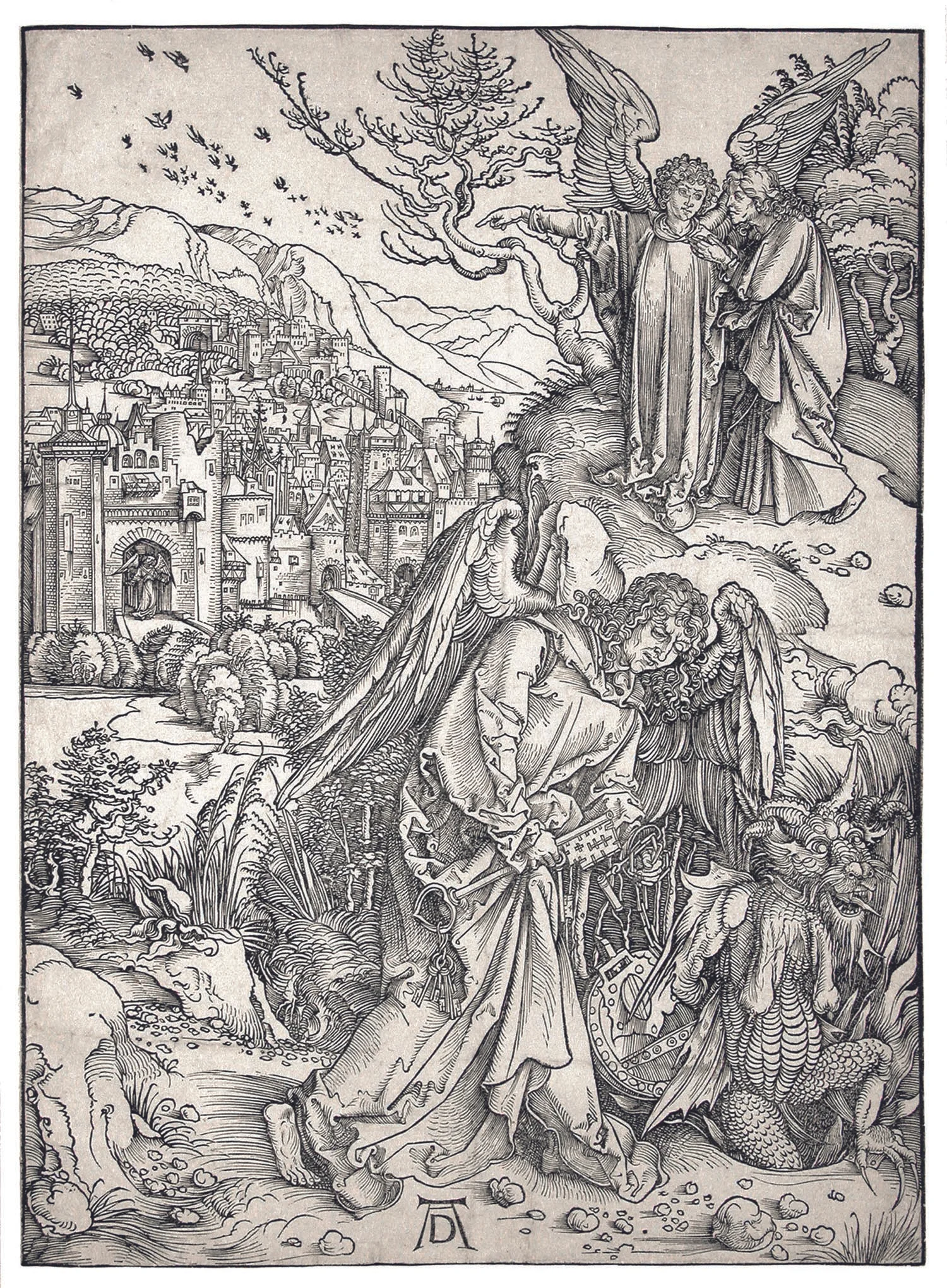 The Angel with the Key to the Bottomless Pit, 1498