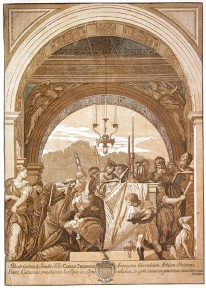 The Presentation in the Tempel, after Veronese, 1739