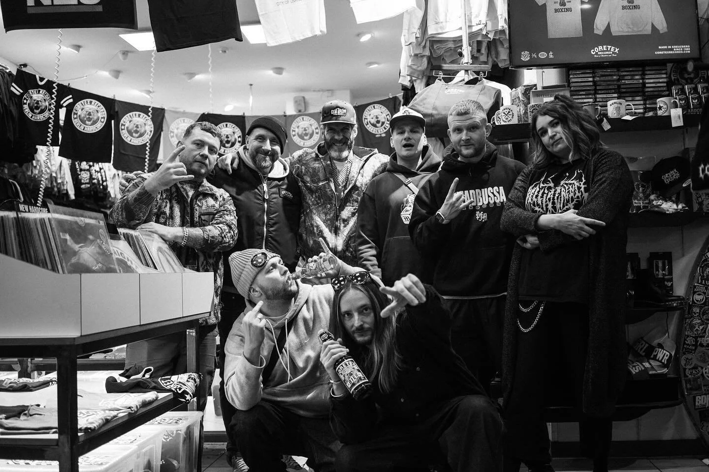 Ep launch and signing to with @malevolenceriff at @coretexrecords in Berlin.