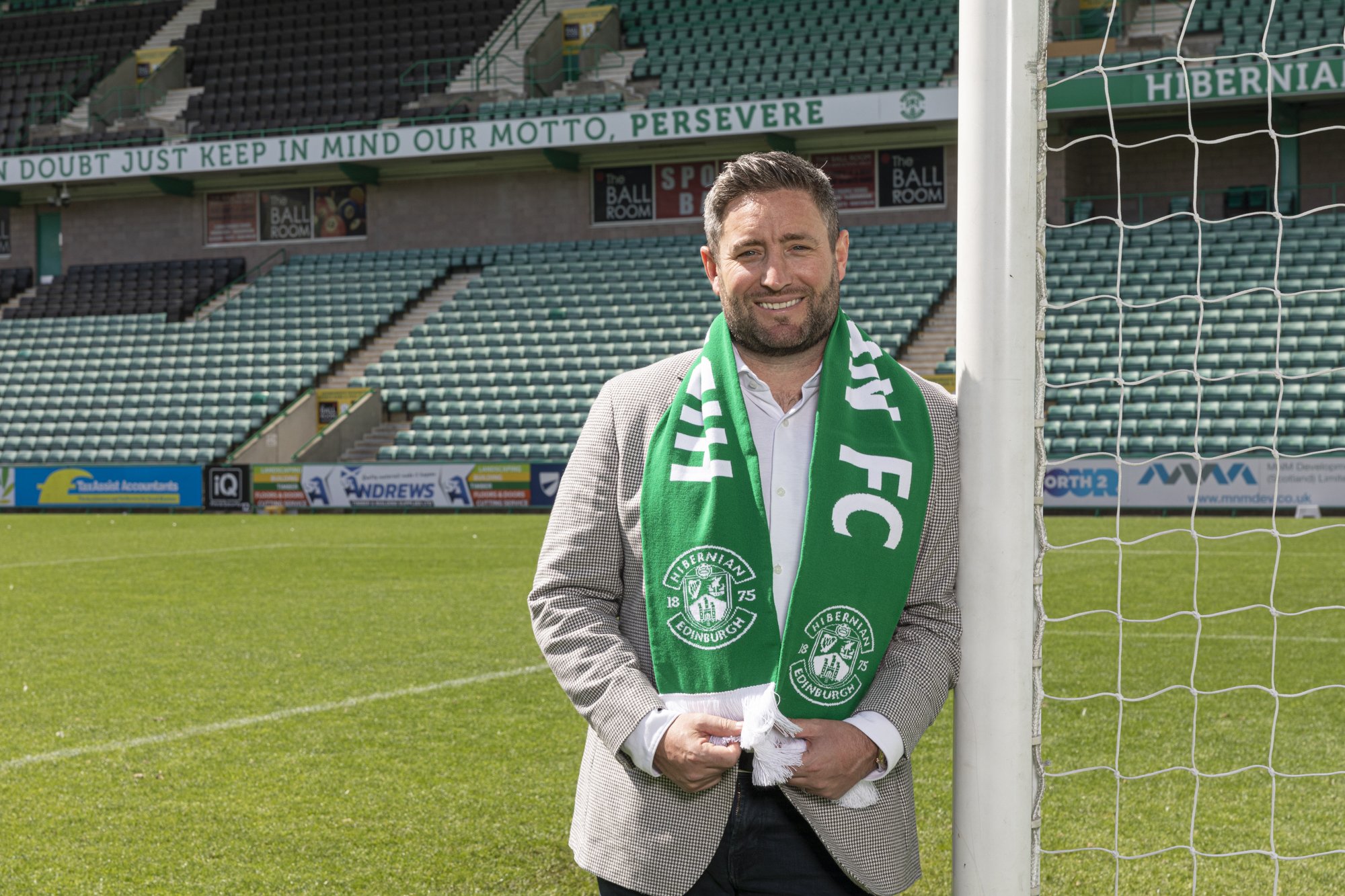  Lee Johnson was today announced as the new manager of Hibernian FC on a 4 year contract 