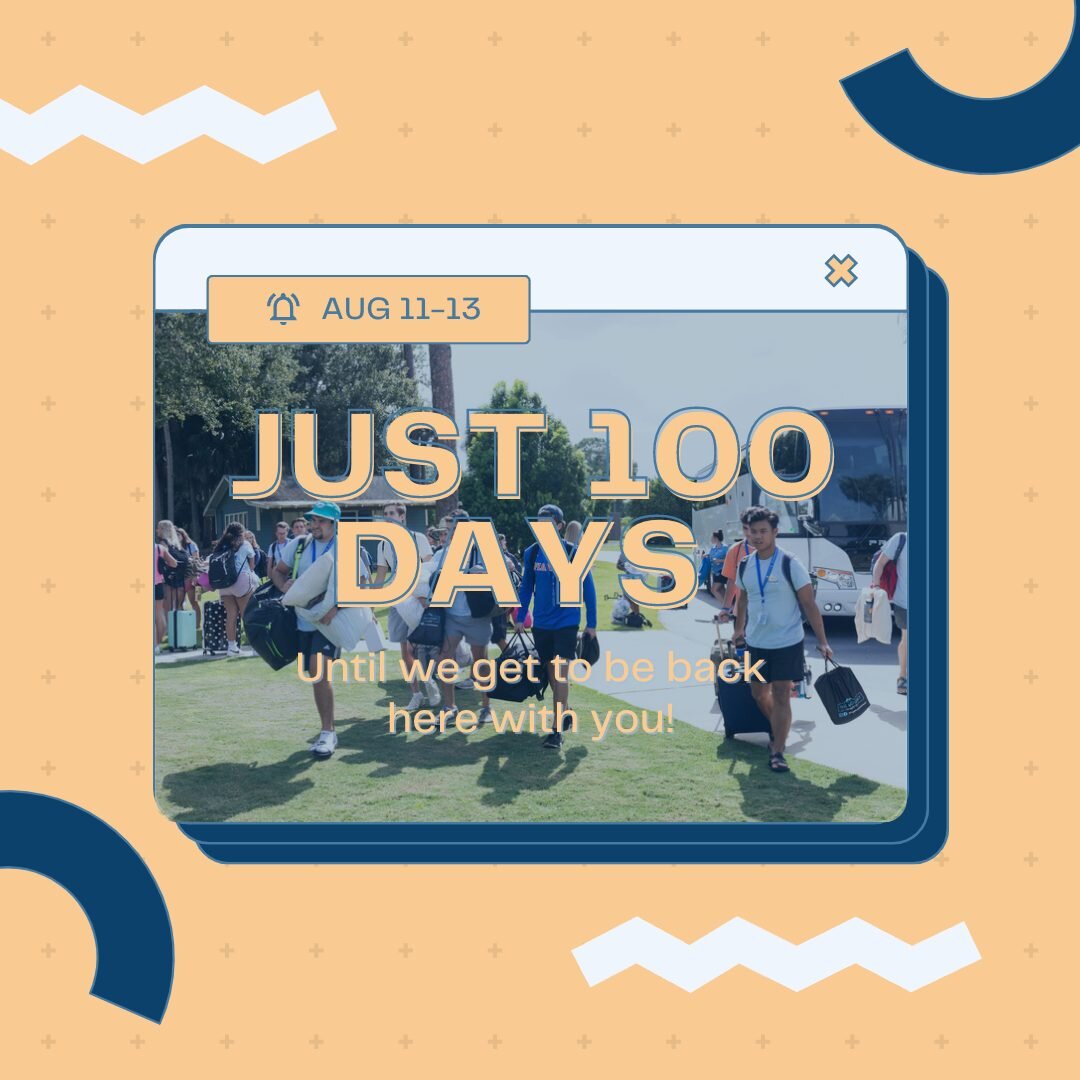 Today marks 100 days until we head back to  Southwind for the Mount Retreat!! We cant wait to meet everyone who's registered!

 #gainesvillefl #gainesville #UFDecisionDay #ufclassof27 #ufclassof2027 #uf2027🐊 #SantaFeCollege #santafecollege #SFC #sfc