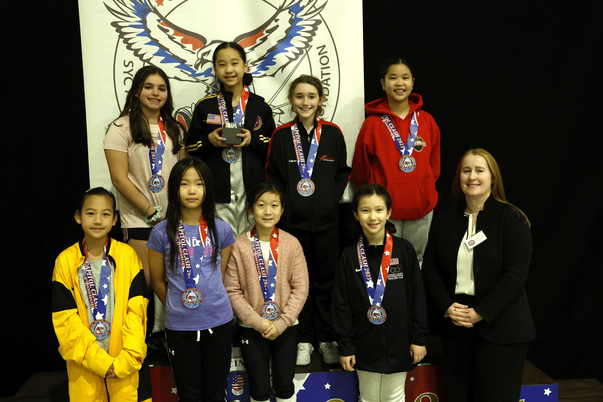 Y10 Women's Foil - Wang v Tsimiklis - Capitol Clash 23 - Timacheff 3817.JPG