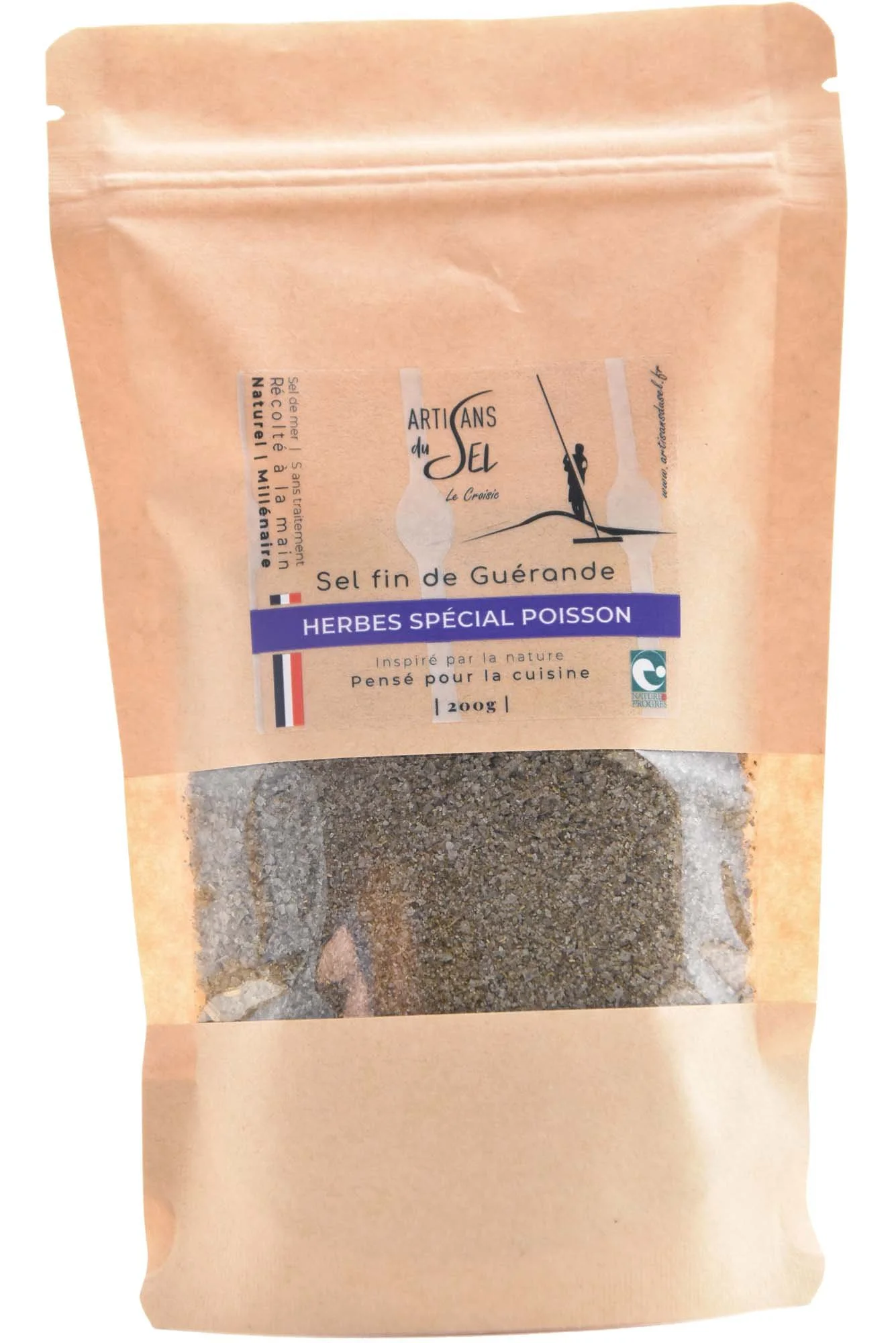 sel fin de guerande herbes pour poisson 200gr