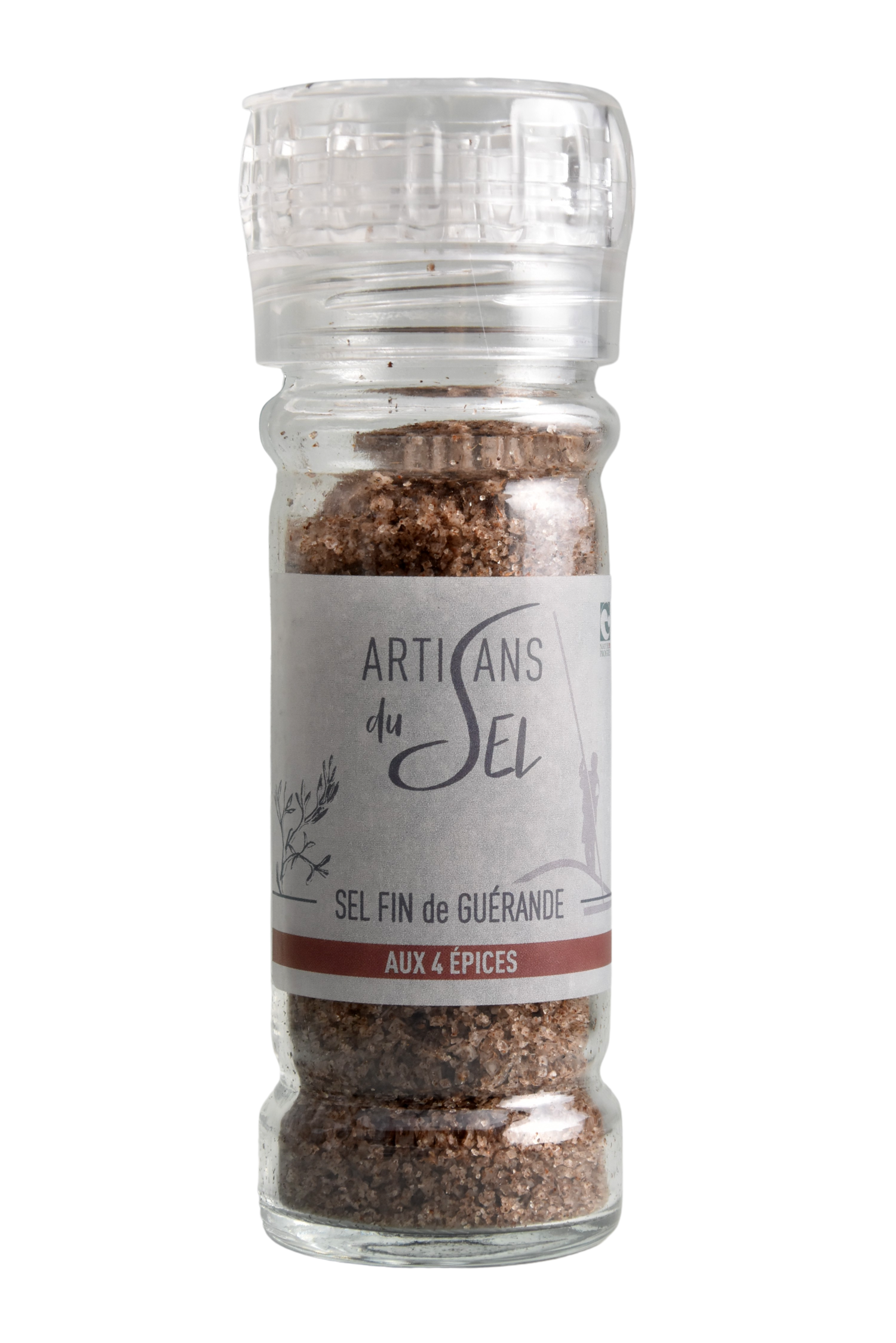 Sel de Guérande aromatisé aux 4 épices bio — Artisans du sel