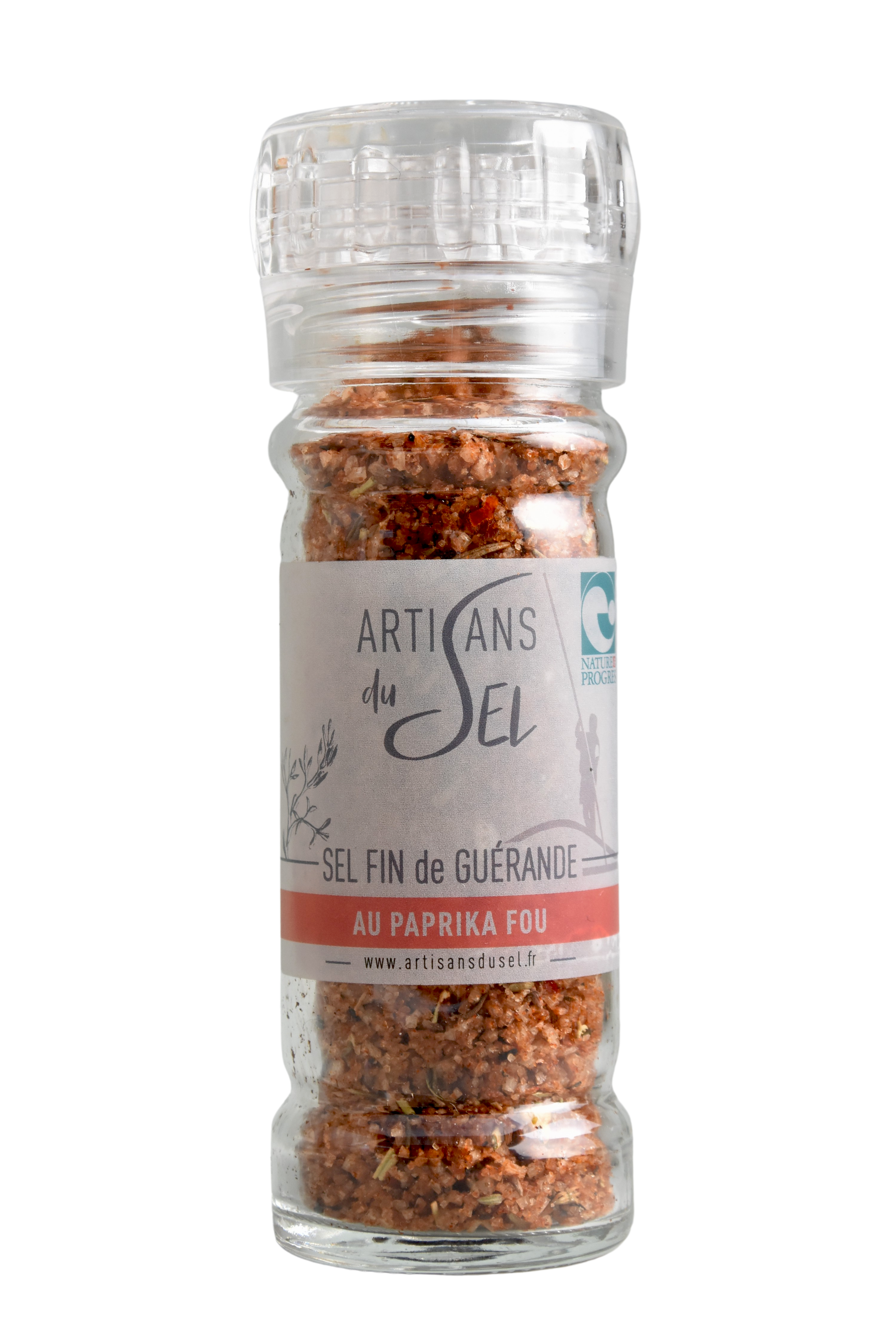 Sel de Guérande au paprika fou | moulin 80gr
