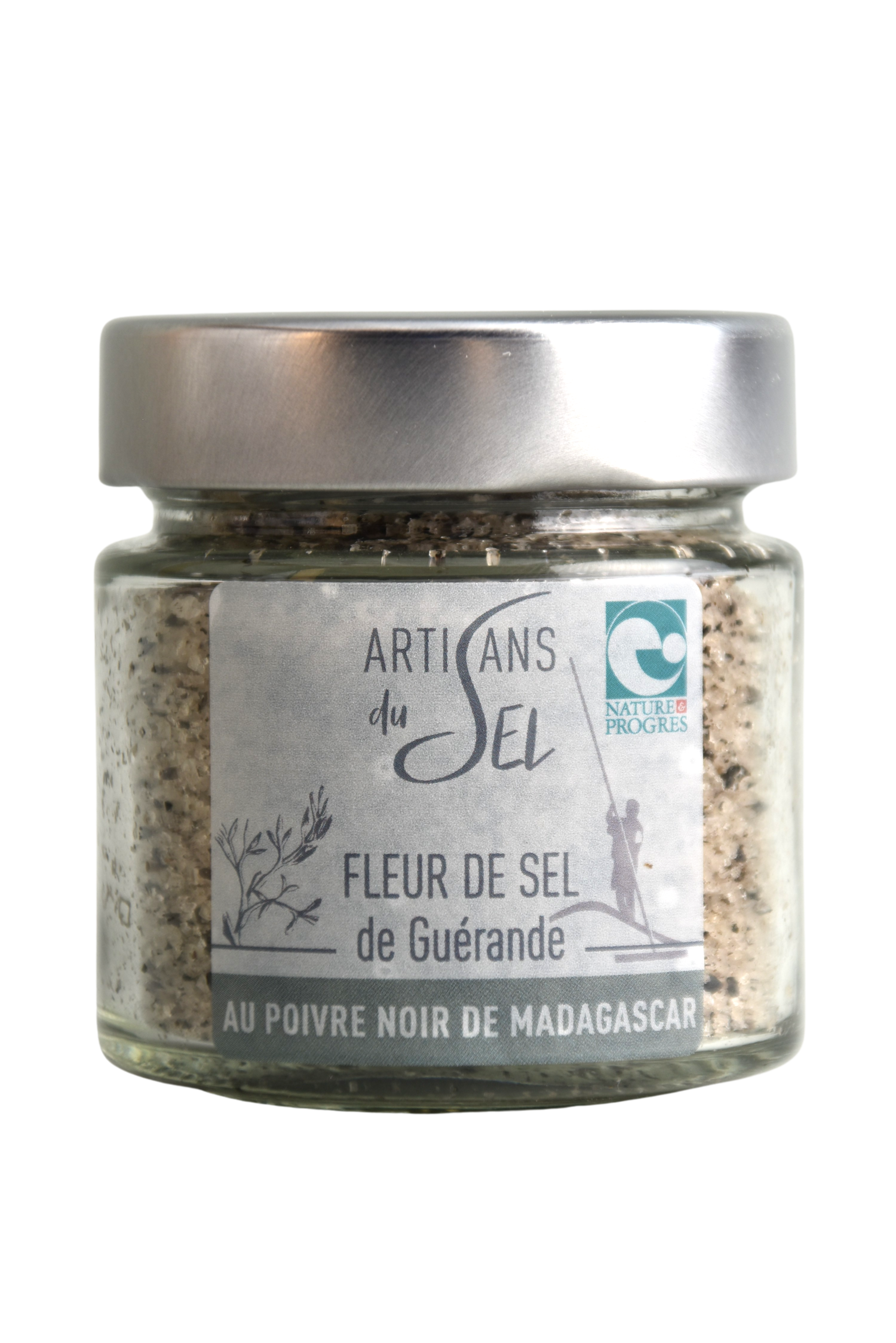 Fleur de Sel de Guérande au poivre noir de Madagascar bio — Artisans du sel