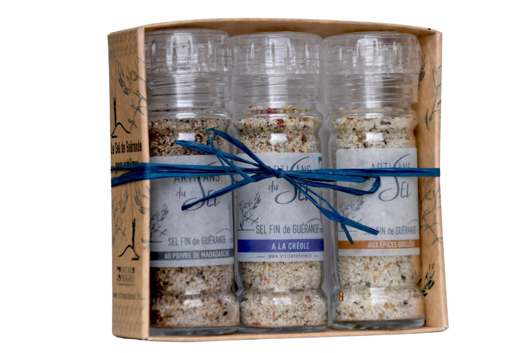 Coffret sel de Guérande aux 3 sels — Artisans du sel
