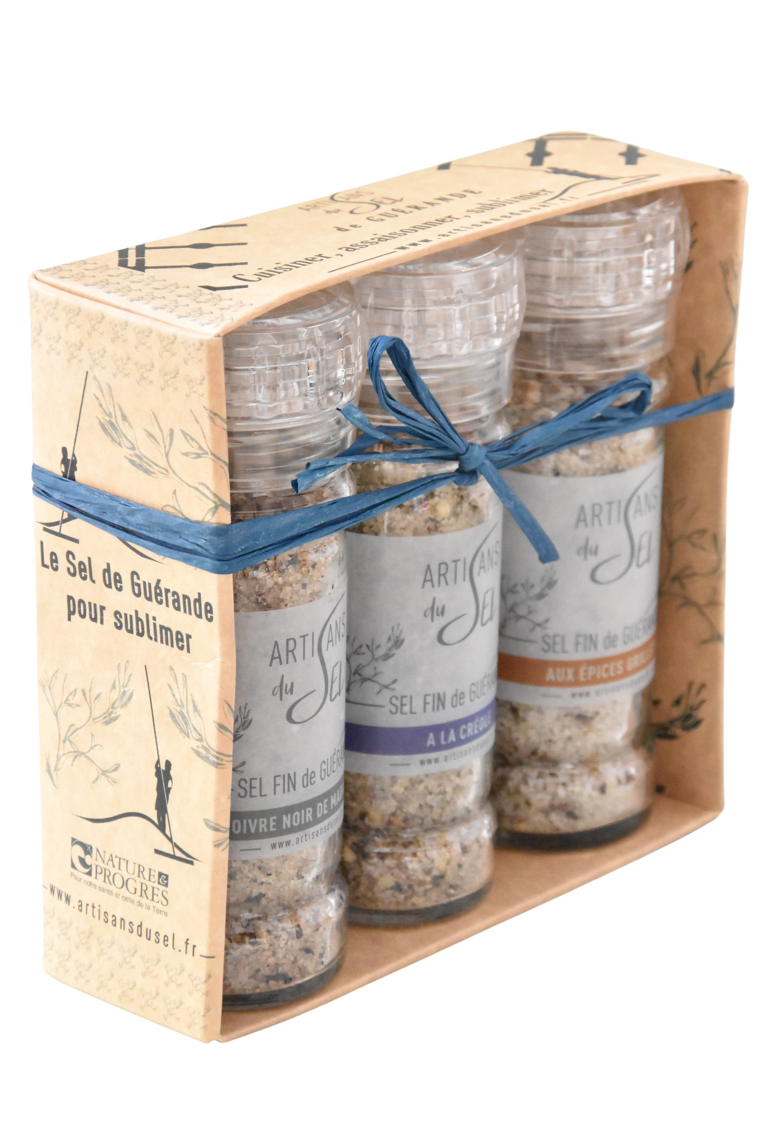 Coffret sel de Guérande aux 3 sels — Artisans du sel