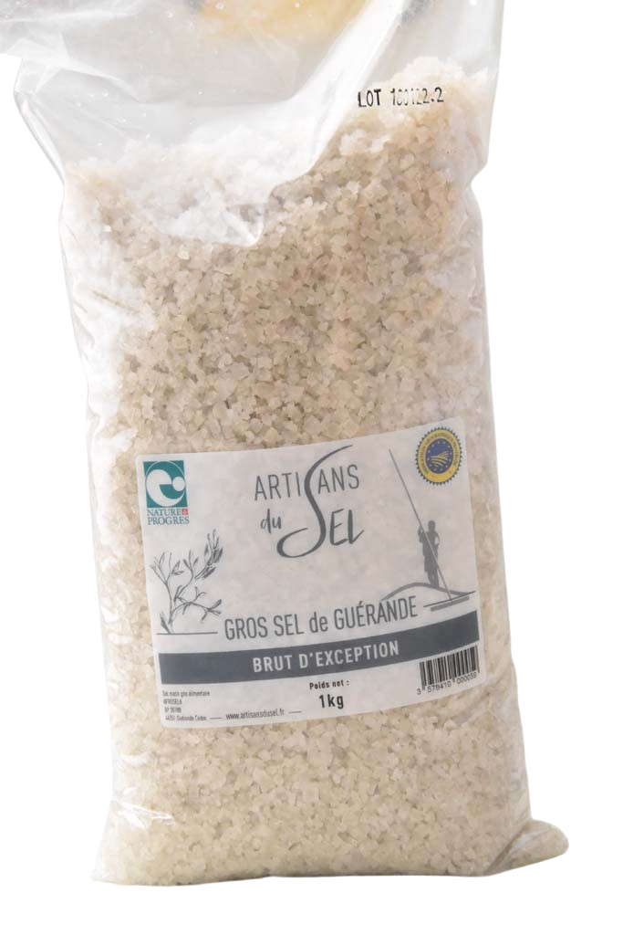 Gros Sel de Guérande Bio 1 kg Brut d'Exception — Artisans du sel