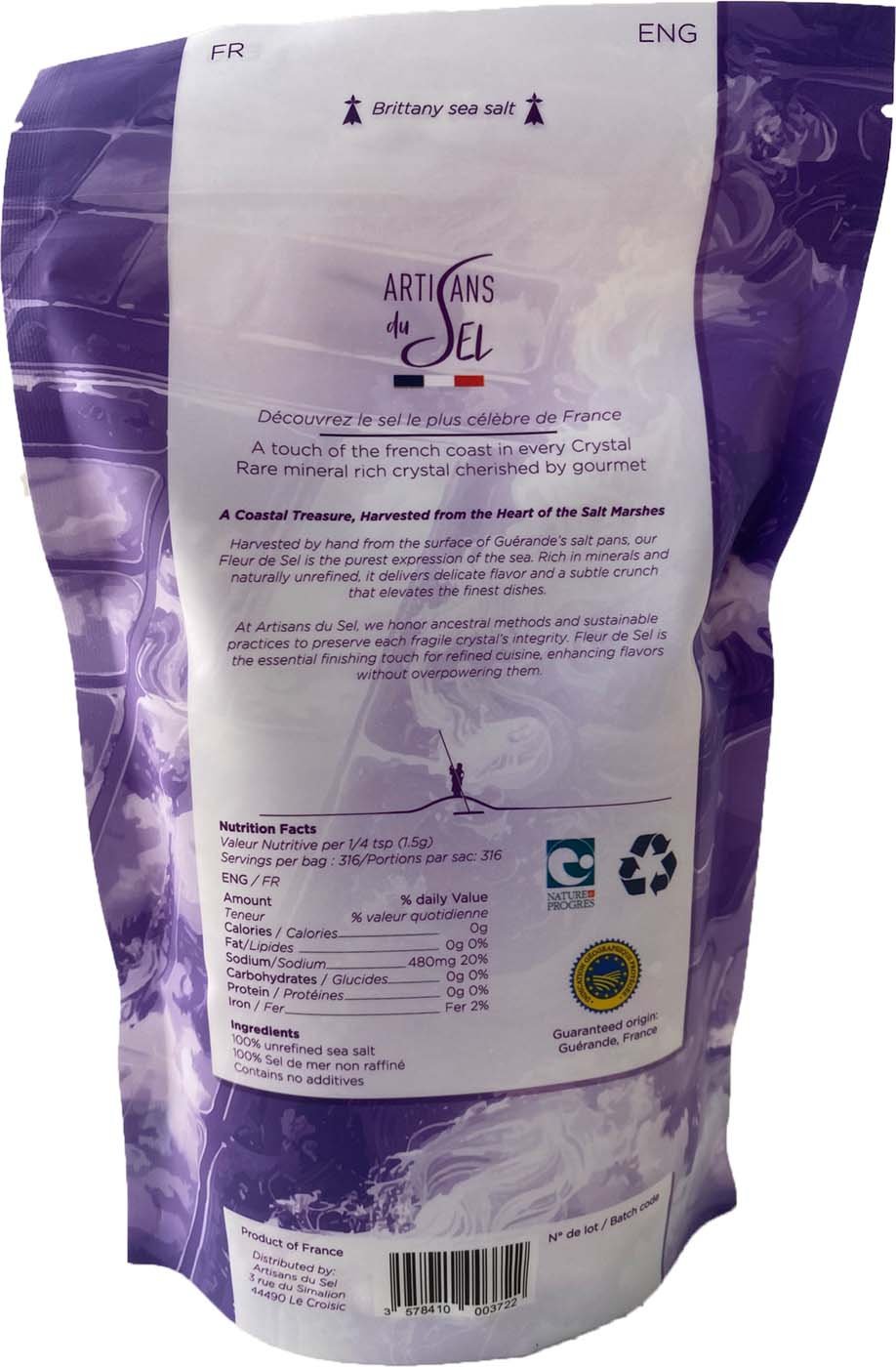 Premium Hand-Harvested Fleur de Sel