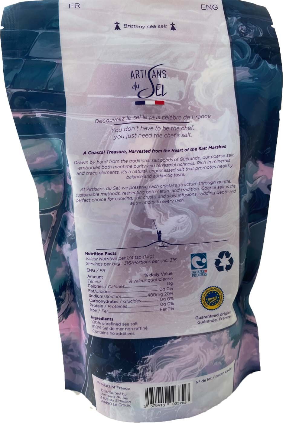 Traditional French Sea Salt from Guérande