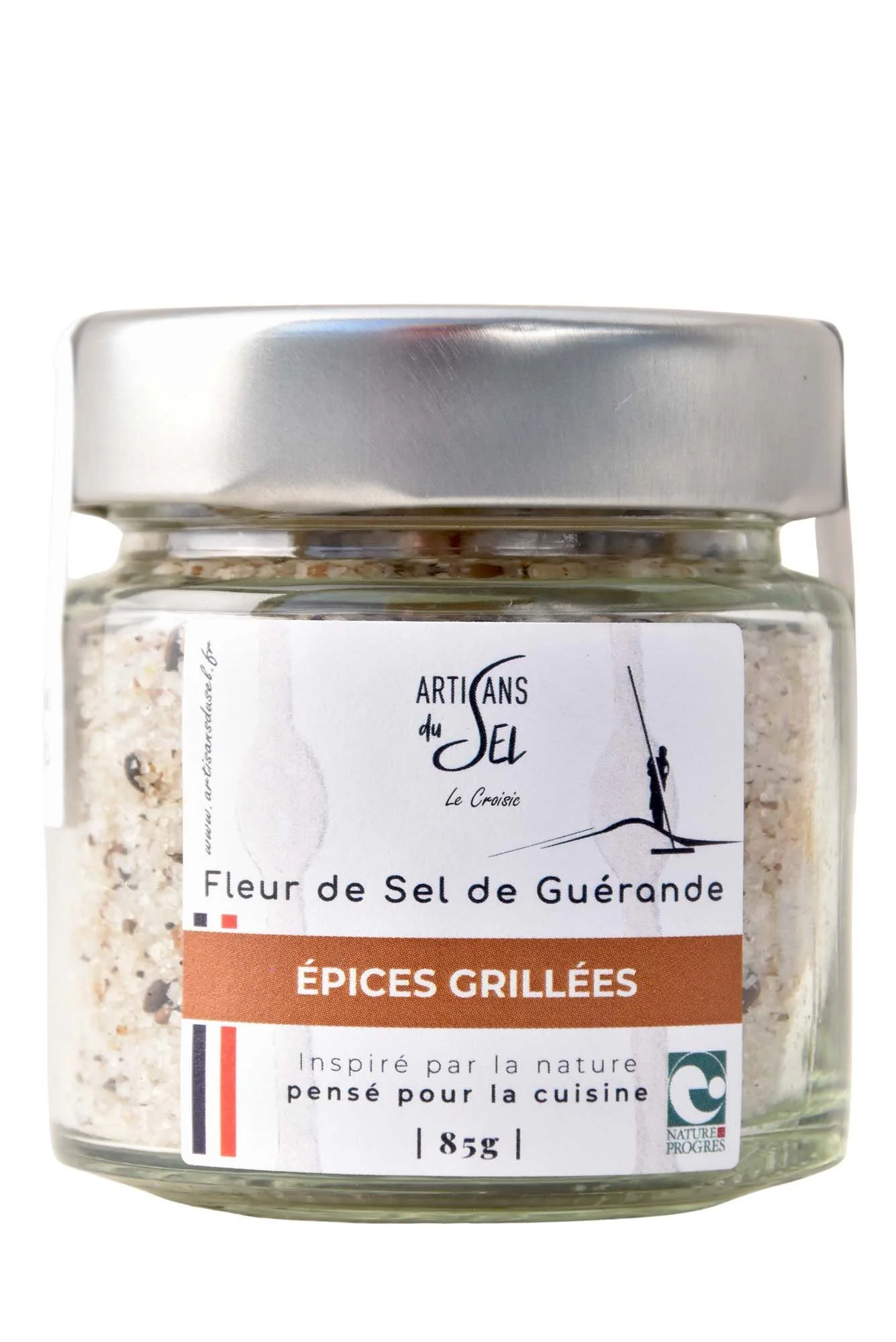 Fleur de Sel de Guérande aux Épices Grillées – Verrine 85g | Artisans du Sel