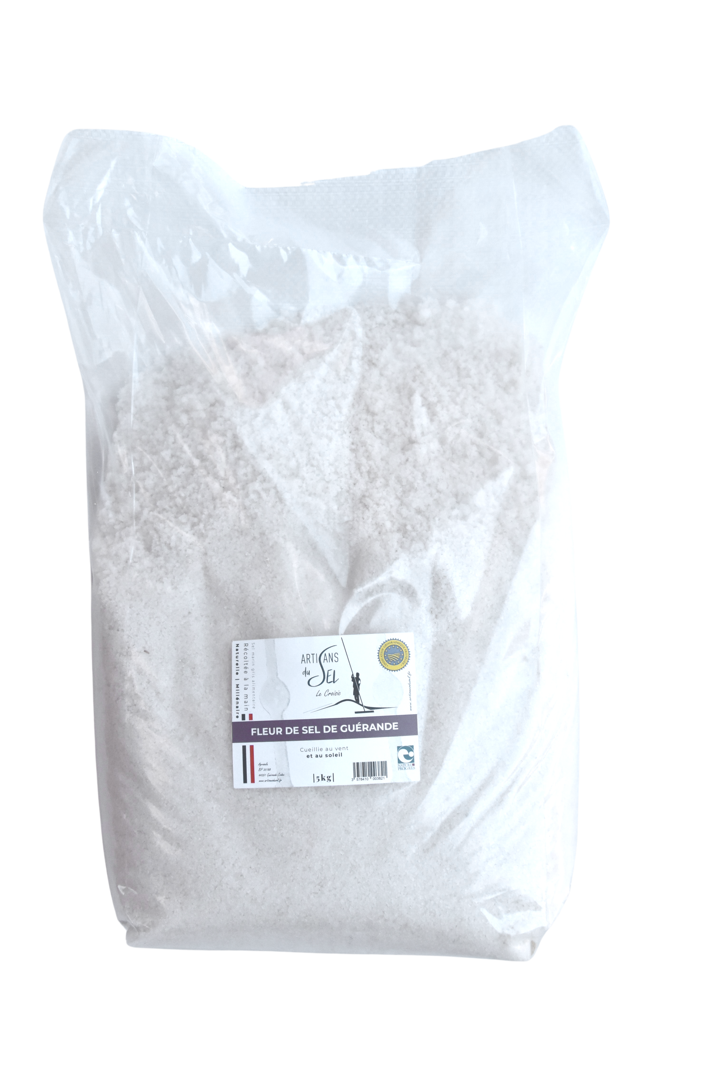 Fleur de sel de Guérande IGP 5kg - Artisans du Sel