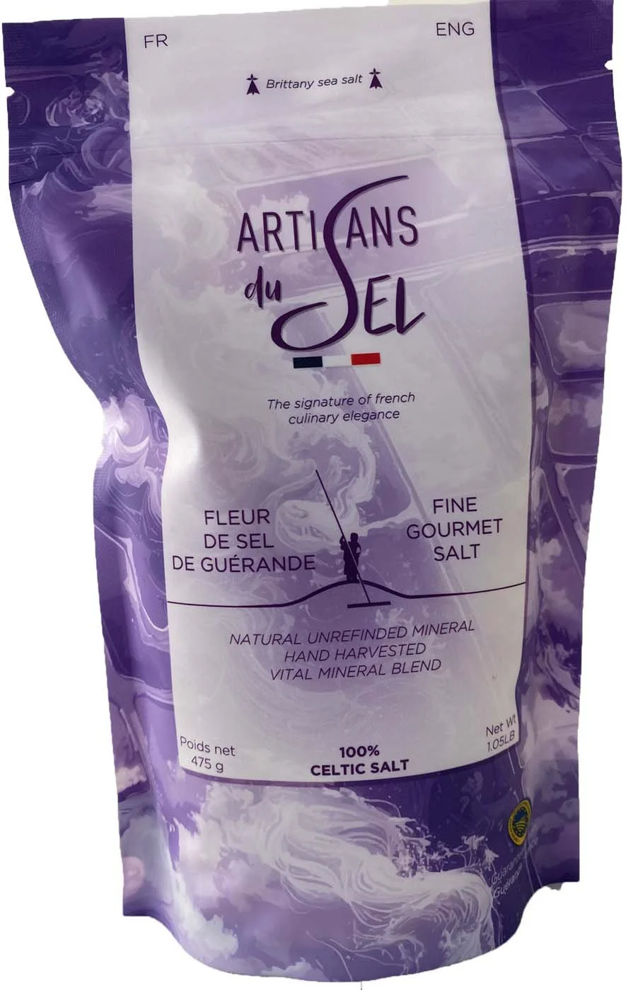 Celtic Sea Salt Fleur de Sel 475g | Artisans du Sel
