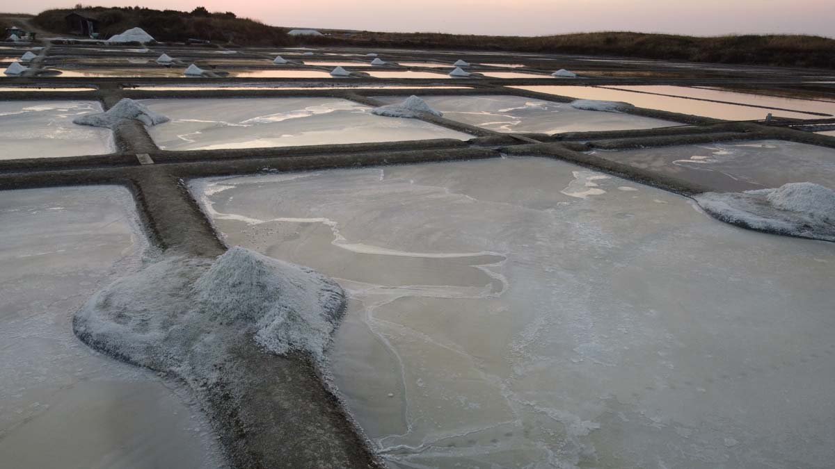 saline avec du sel de guerande
