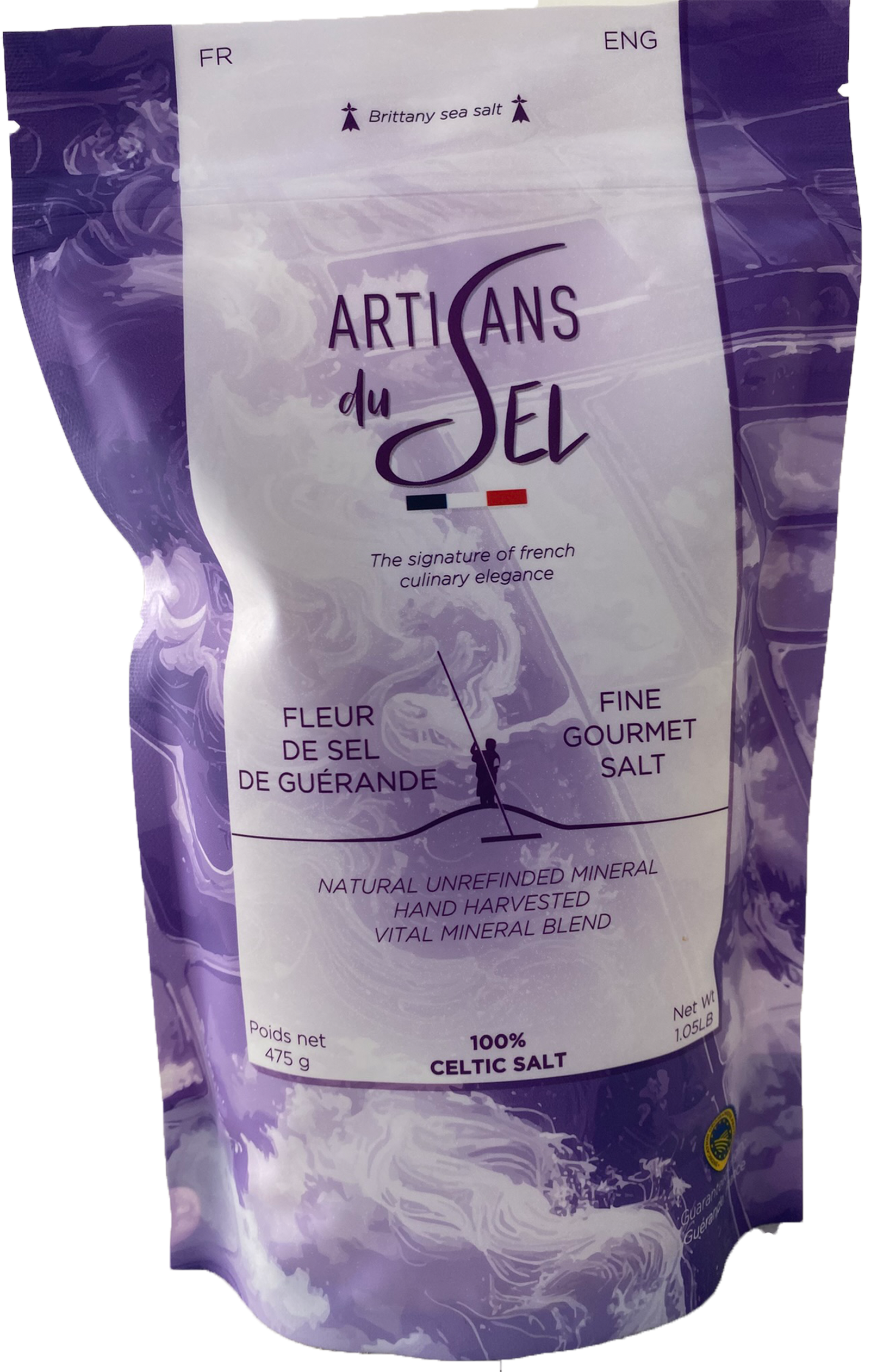 Private label sea salt doypack France