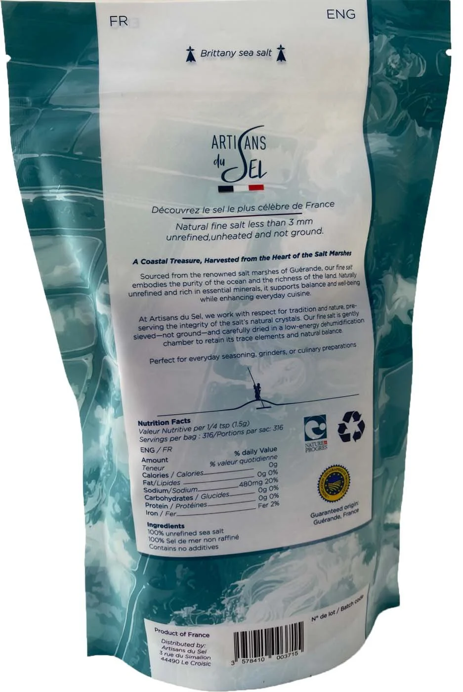 natural fine sea salt for everyday cooking