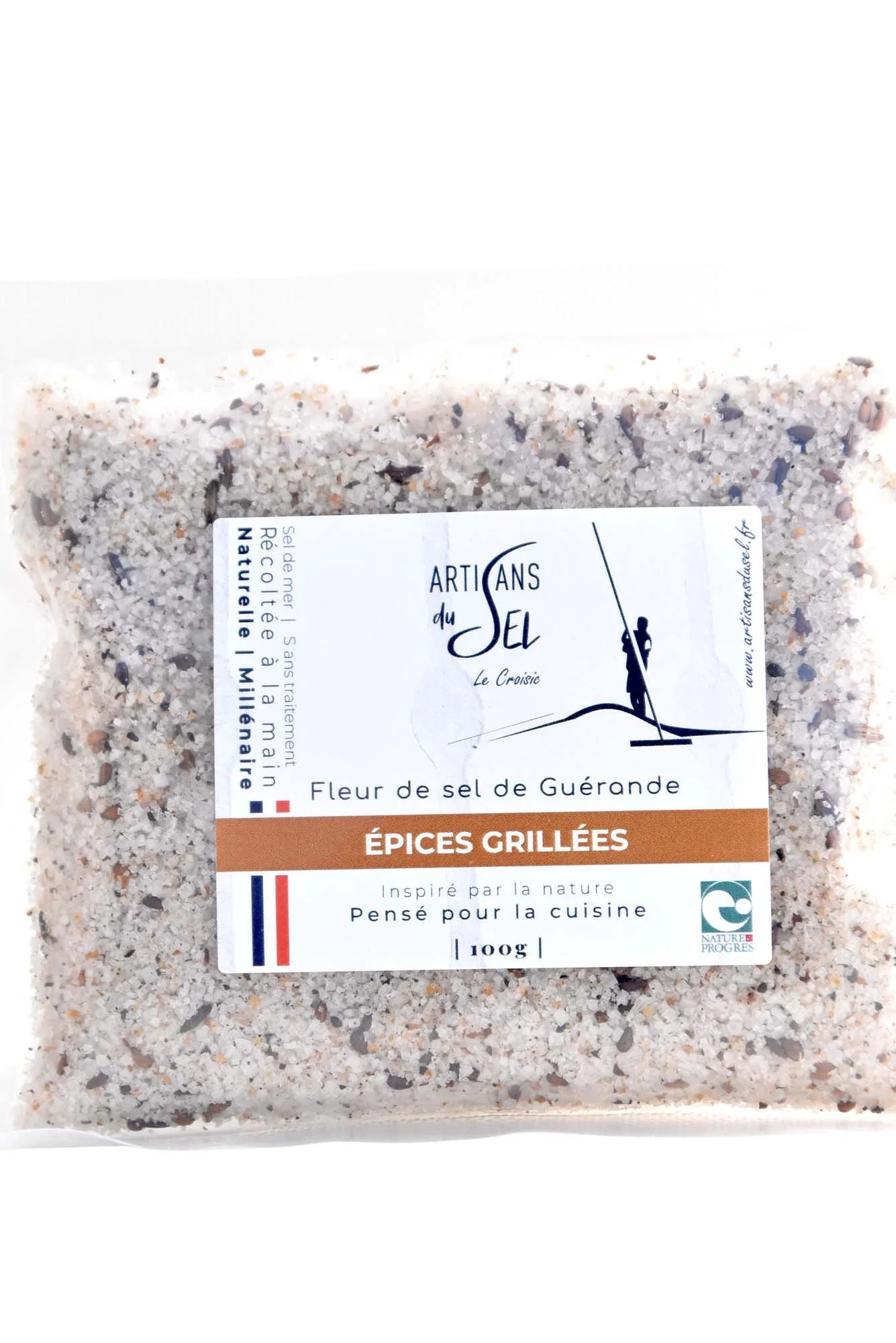 Fleur de Sel aux Épices grillées - 100gr - Artisans du sel