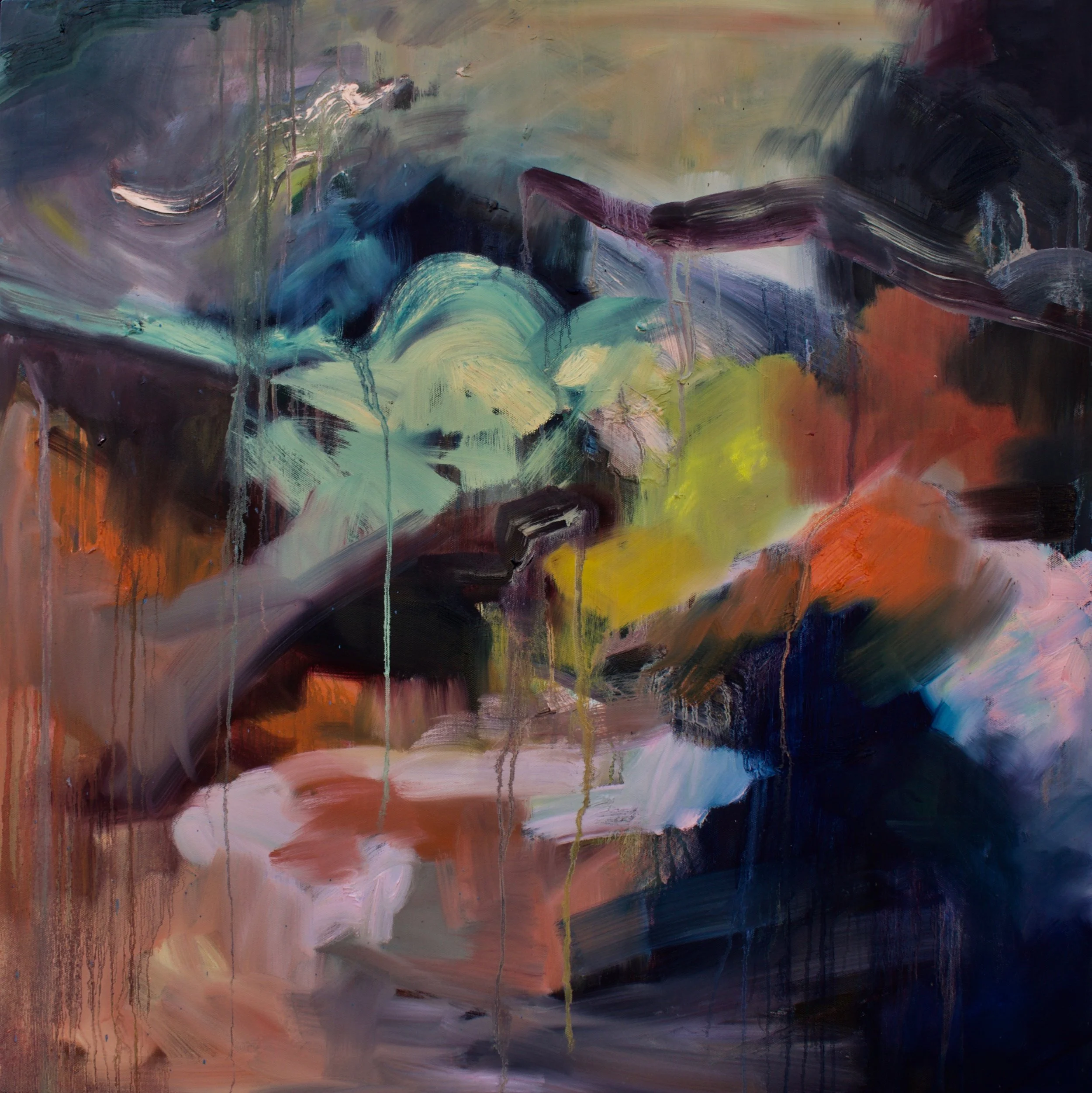 Oil on canvas 30” x 30” 2018