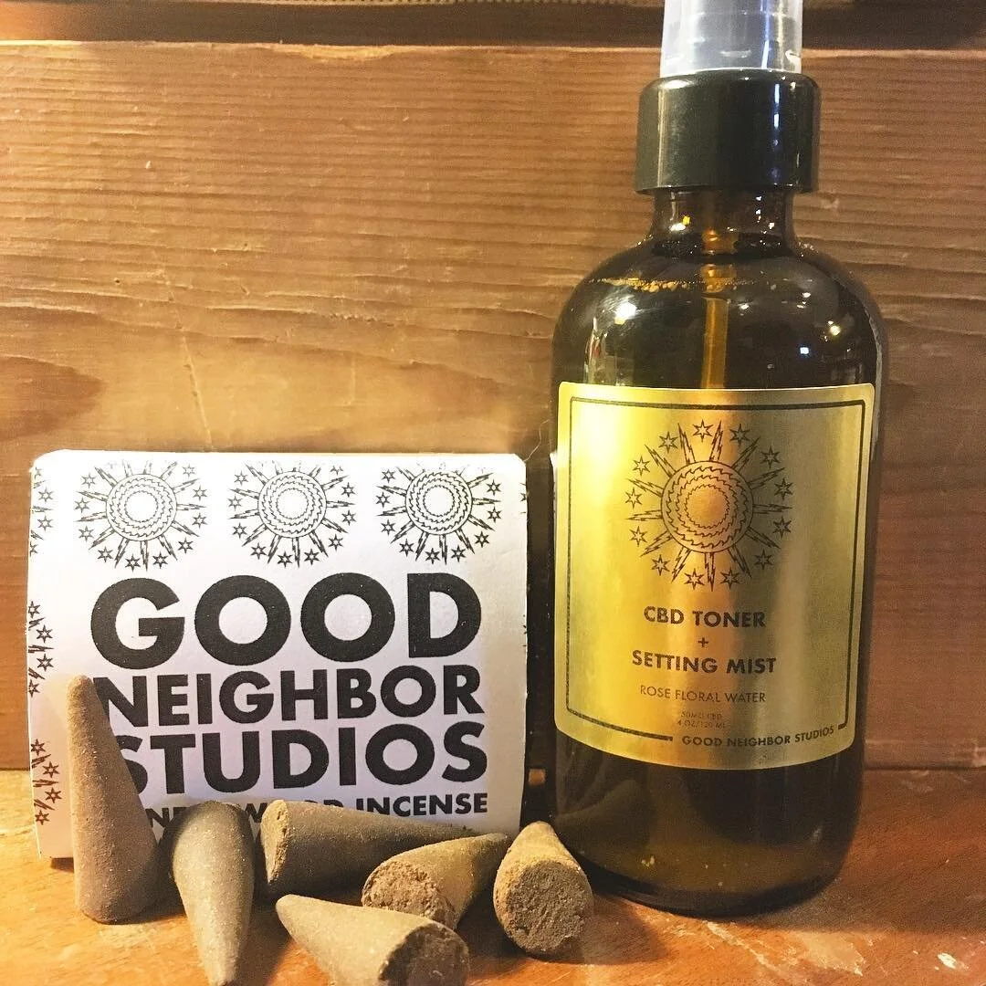 Getting excited about some new goods in the works! #incense #cbd #cbdskincare