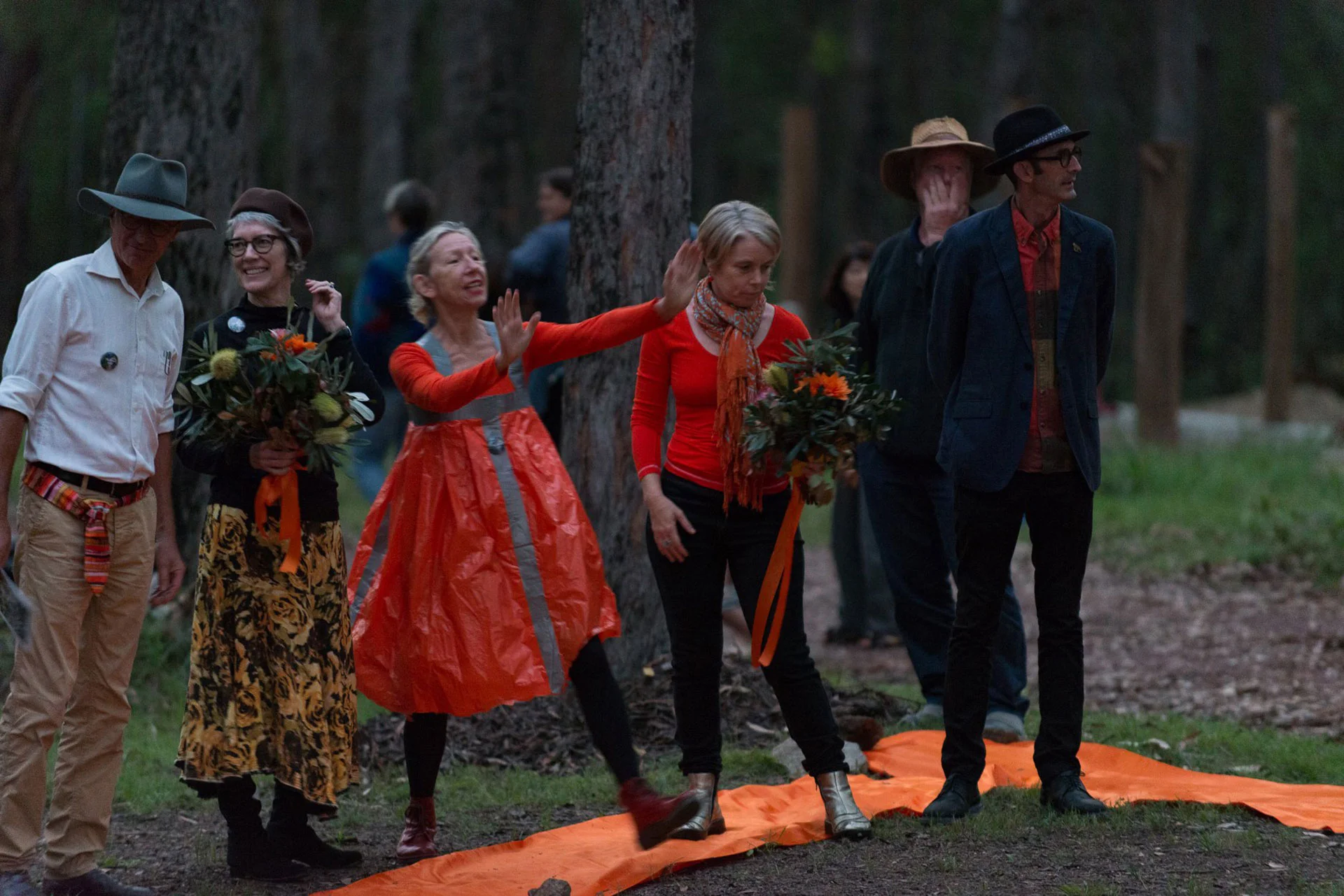 Bruce and Jocelyn Wolfe, Jan Baker-Finch, Vanessa Tomlinson, and Erik Griswold