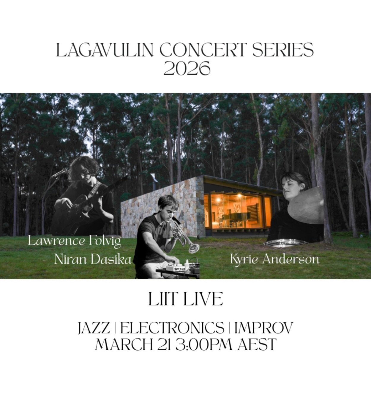 On March 21, LIIT perform in Lagavulin at the Piano Mill, wrapping up a creative residency with the Harrigans Lane CoLab artist residency program.

If you&rsquo;re curious about where jazz can go inspired by landscape, with lush electronic textures a